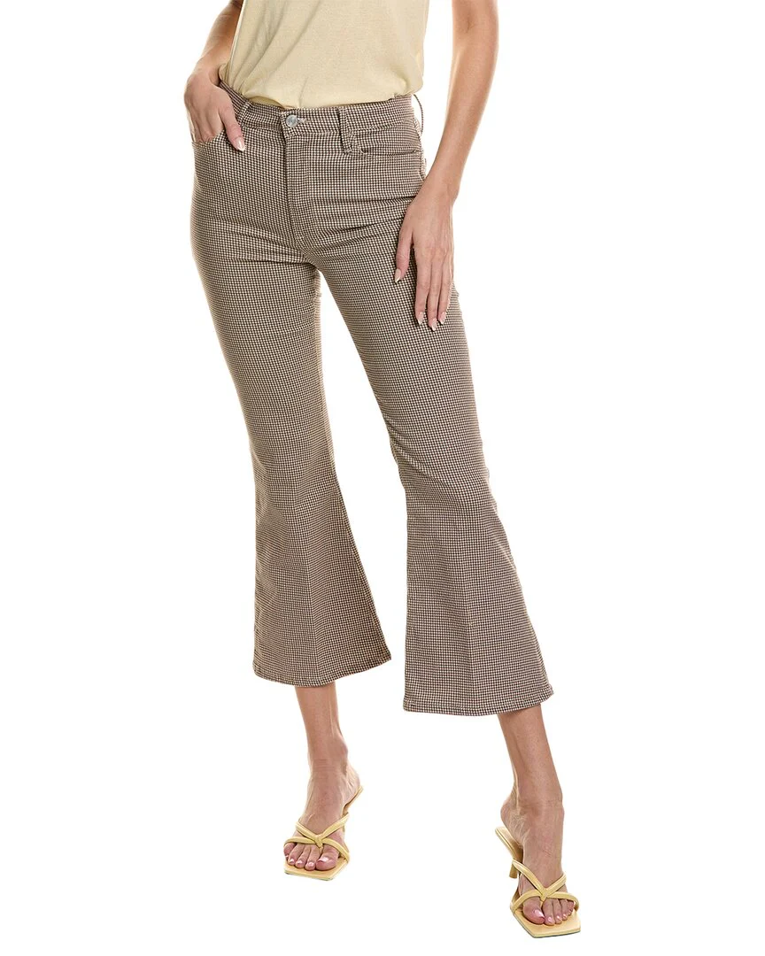 FRAME Denim Le Crop Camel Multi Flare Jean