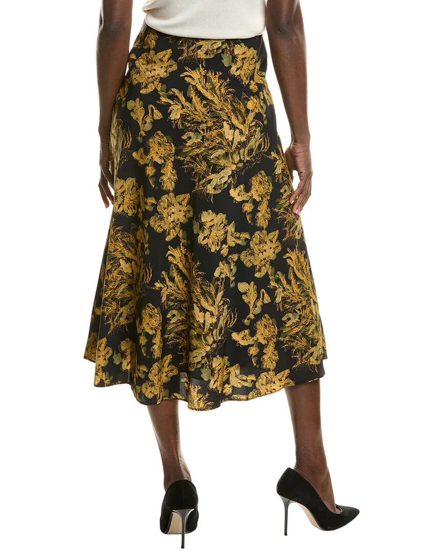 Lafayette 148 New York Bias Cut Midi Skirt