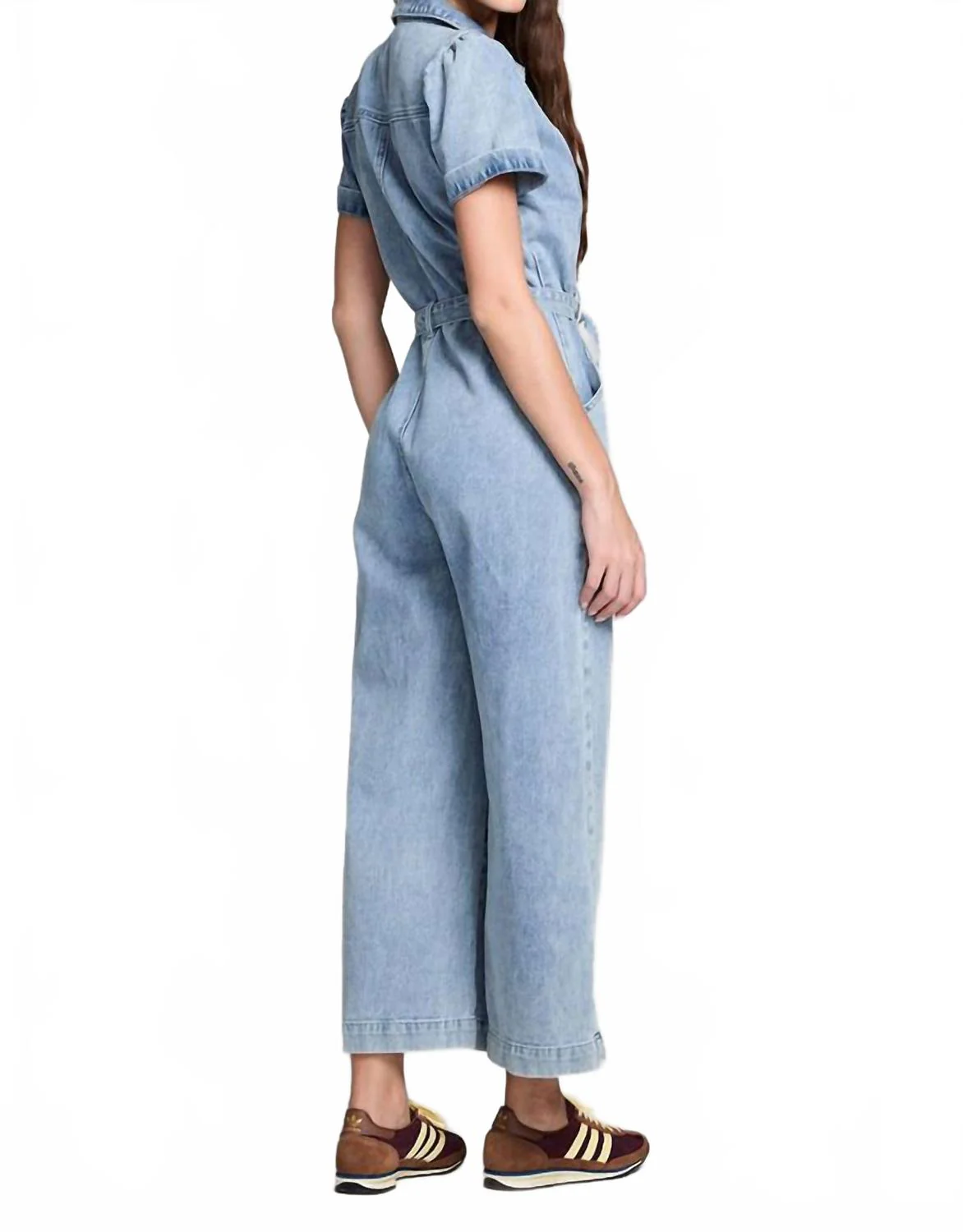 Thalia Jumper In Stone Wash Denim