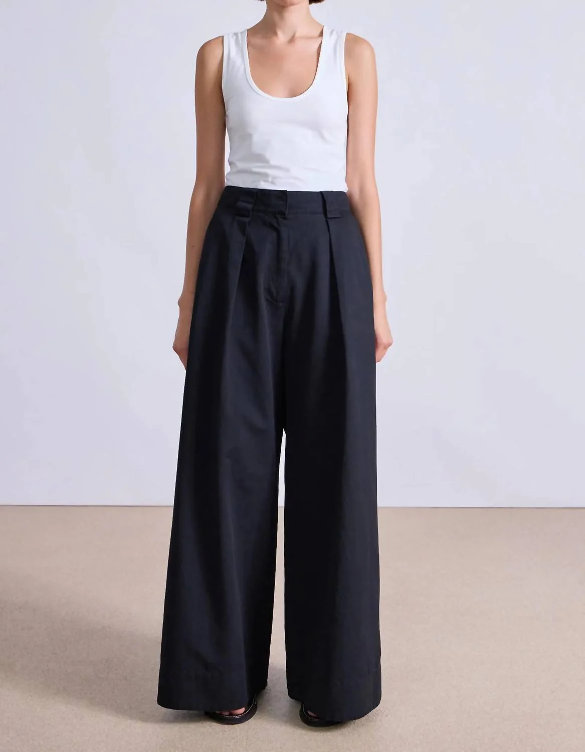Eli Wide Leg Pant In Black