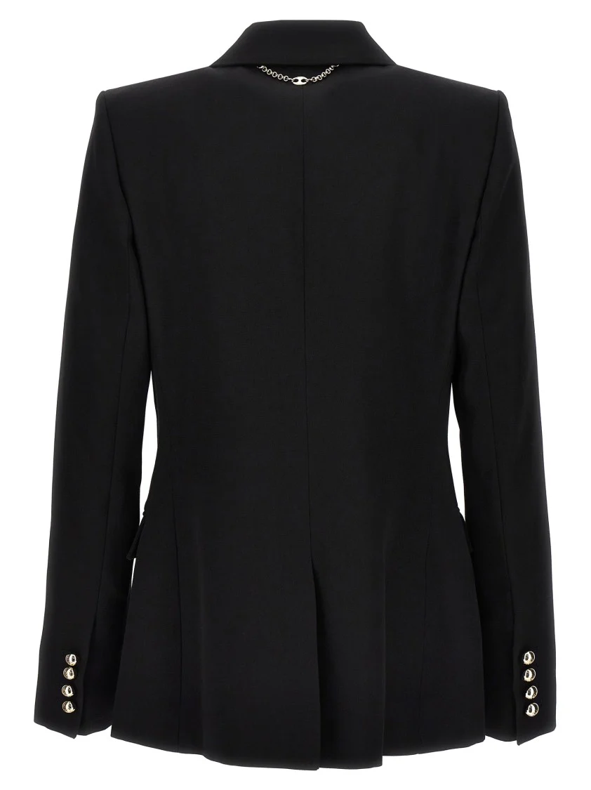Tailored Black Wool Blazer