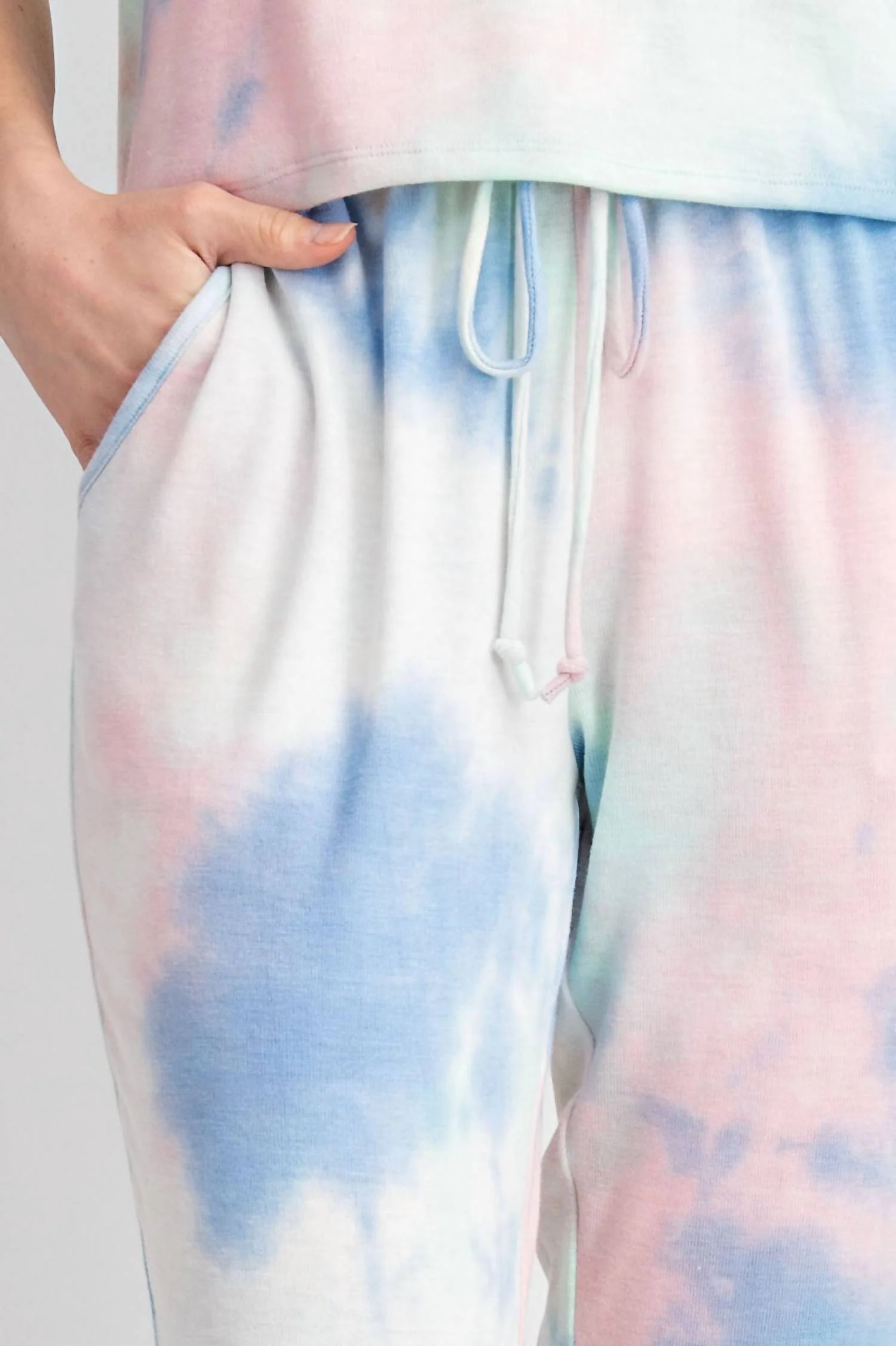 Cotton Candy Tie Dye Jogger Pant In Tie-Dye Multi