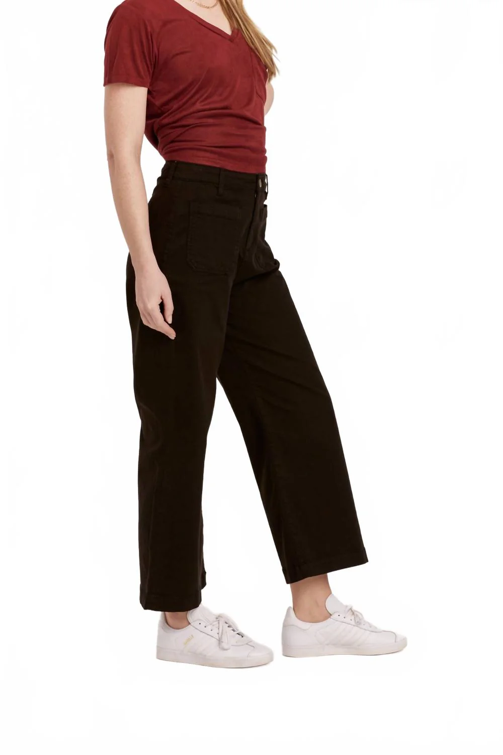 Bristol Wide Leg Pant In Black
