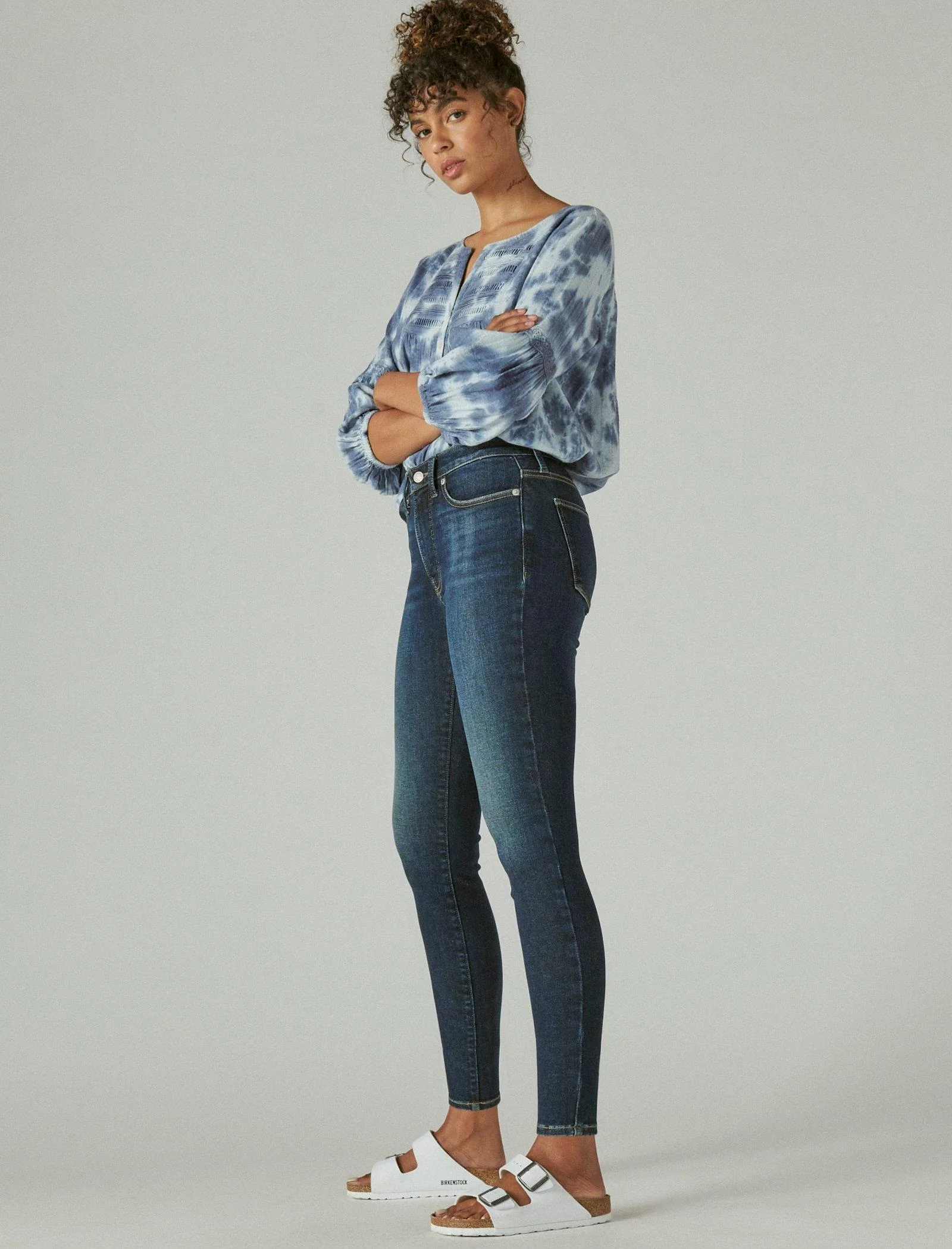 Lucky Brand Women's High Rise Curvy Skinny