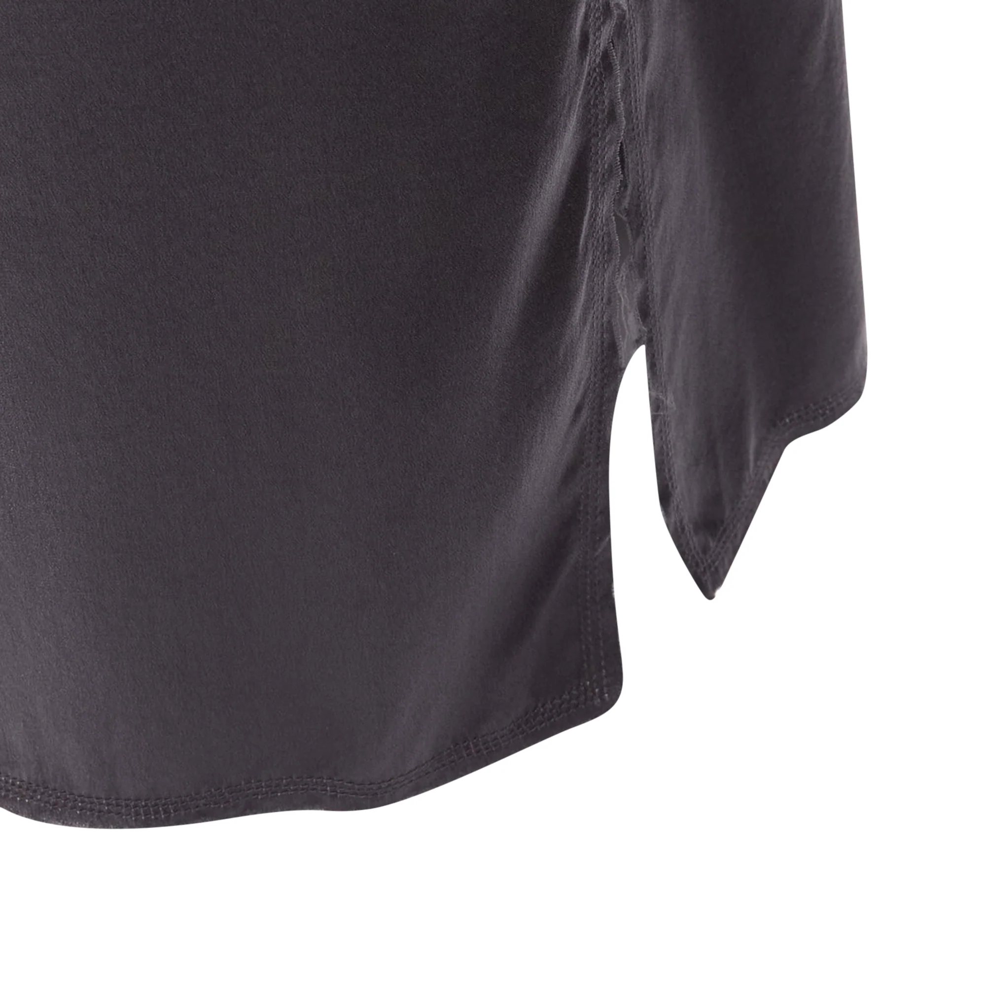 Lanvin silk raw edge fabric button low waist midi skirt