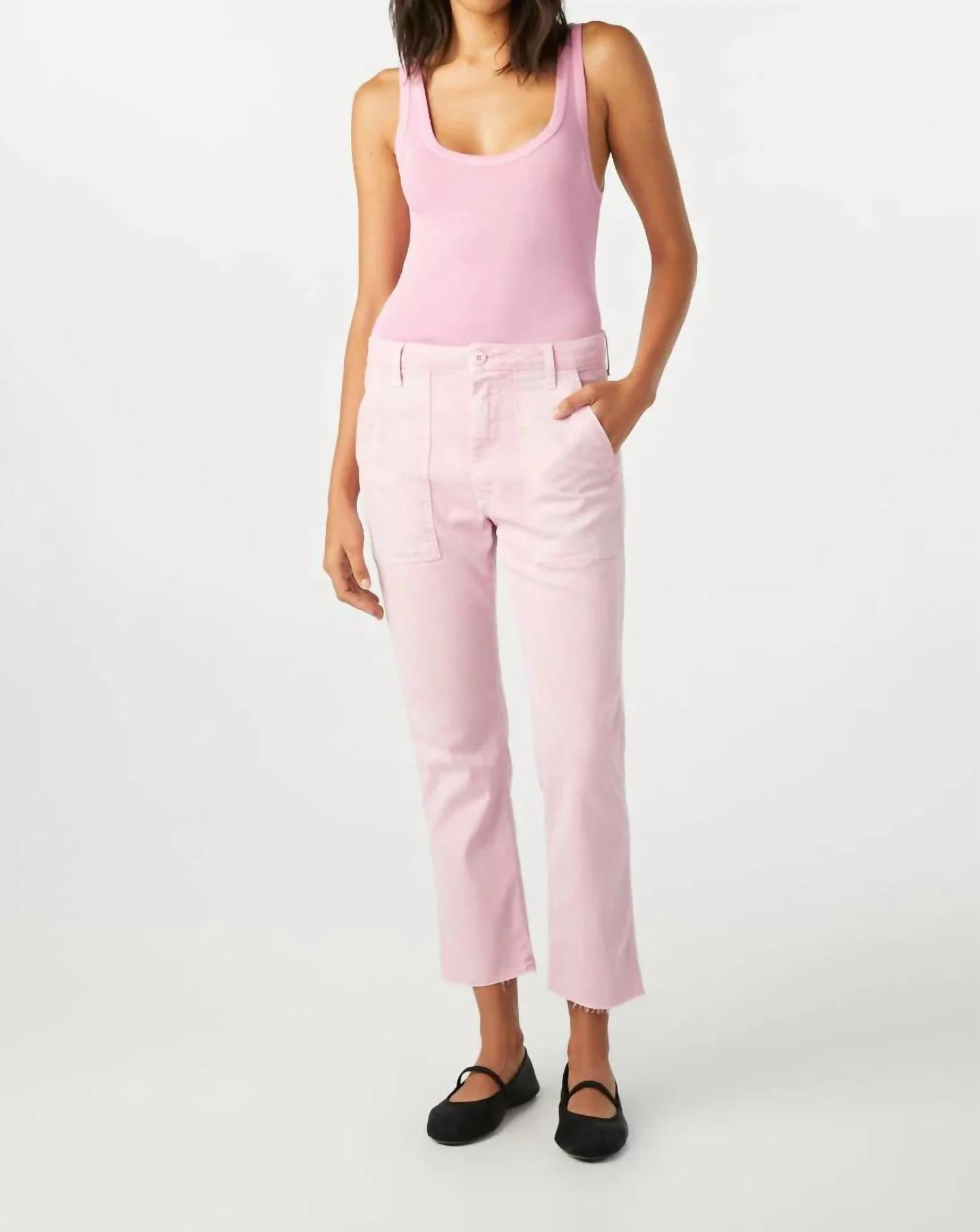 Easy Army Trouser In Light Peony
