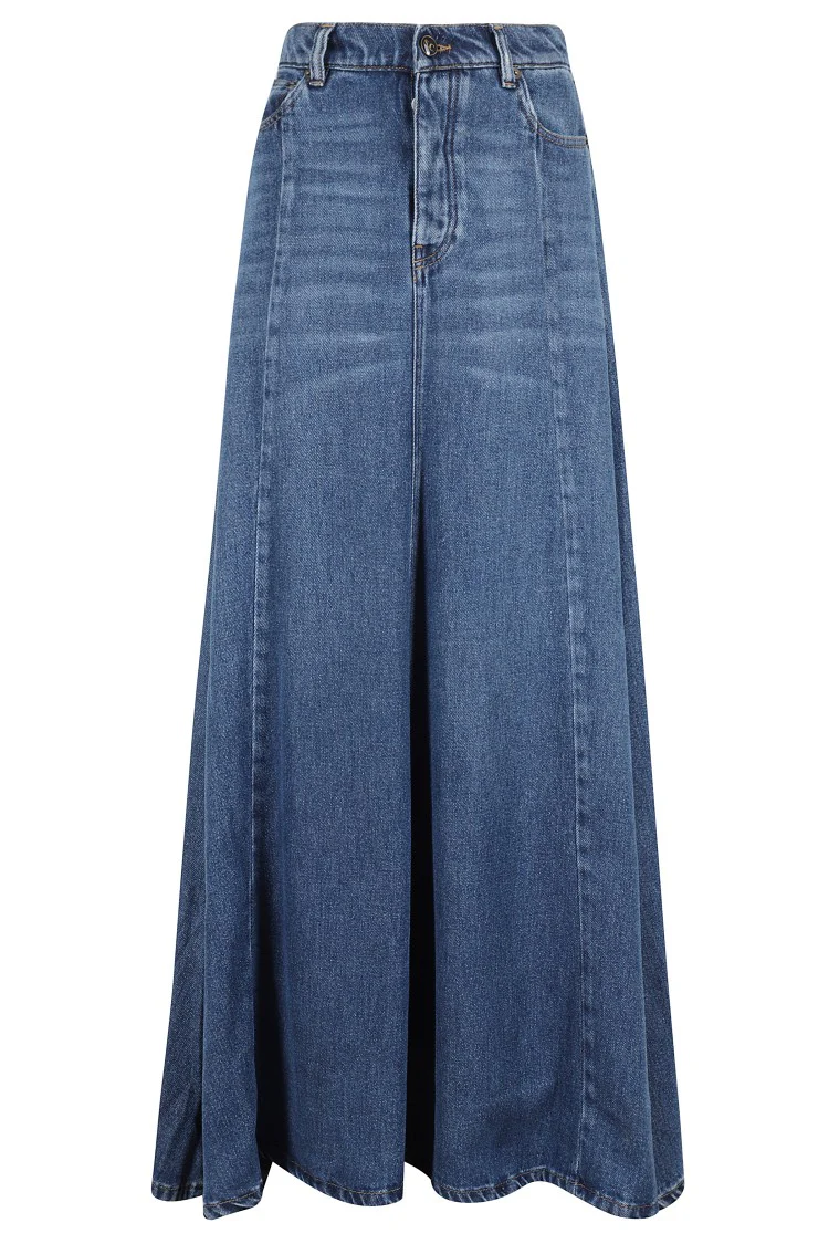 Mirella Flared Denim Skirt