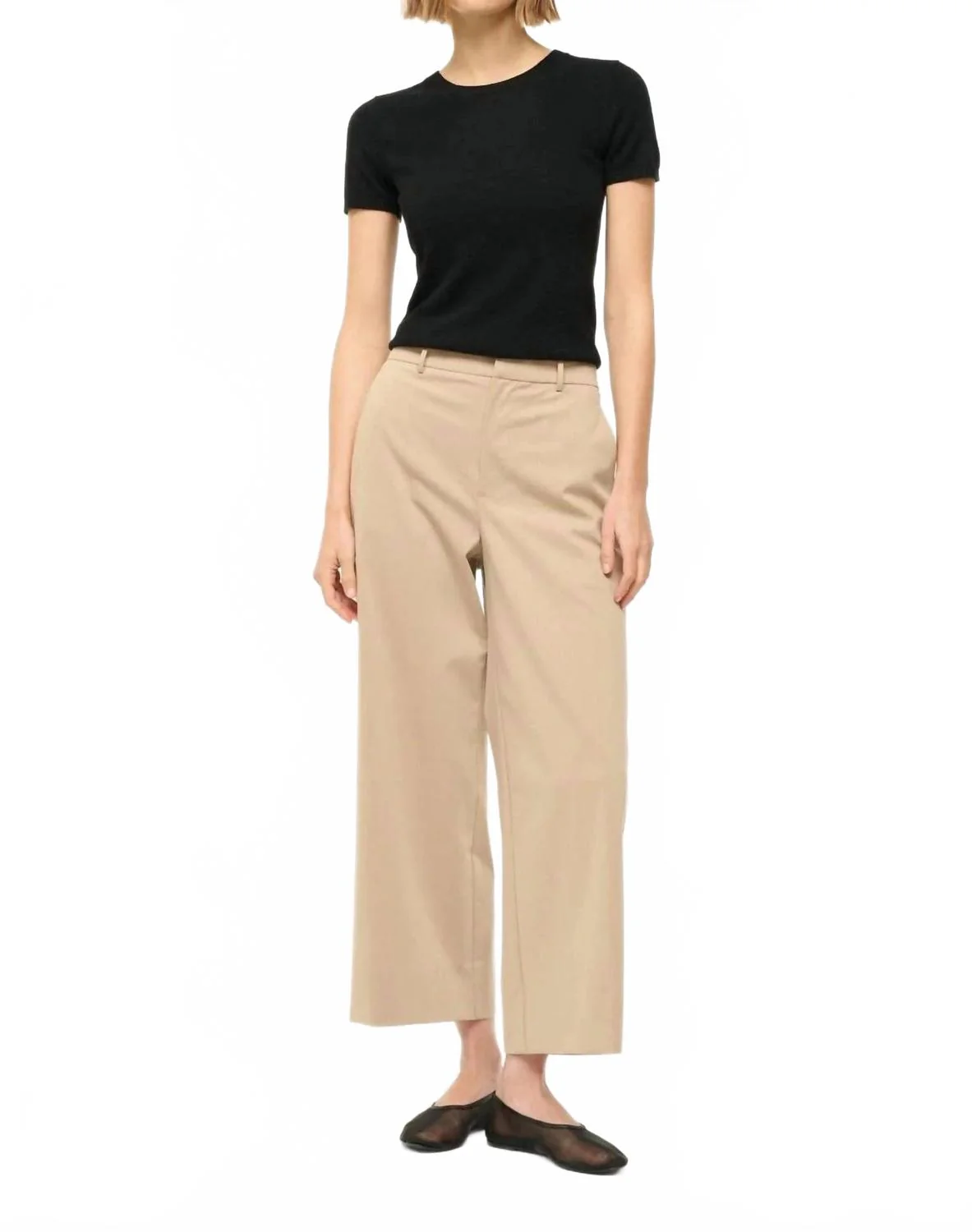 Prince Cropped Pant In Stone