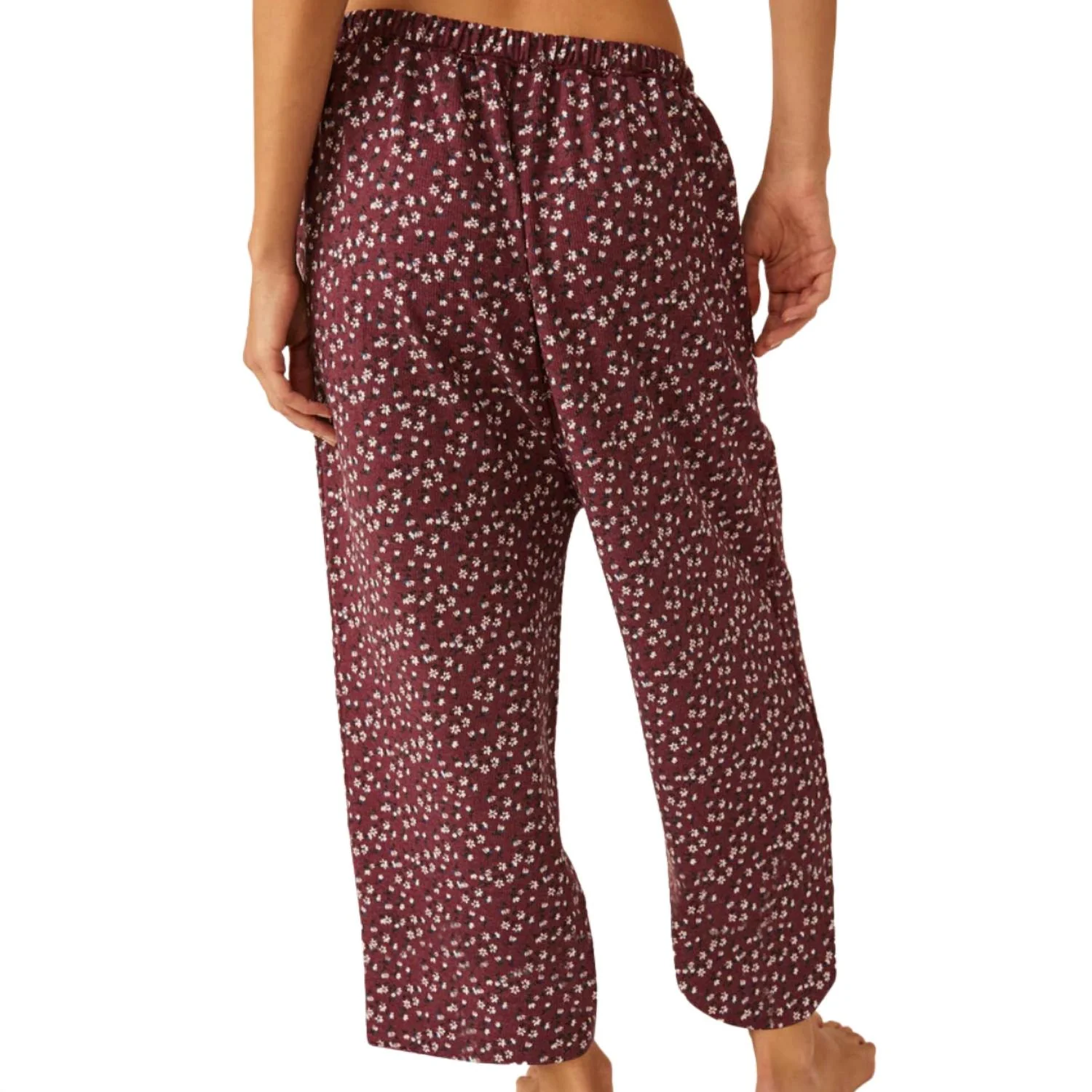 Sugar Dreams Sleep Pants In Wine Combo
