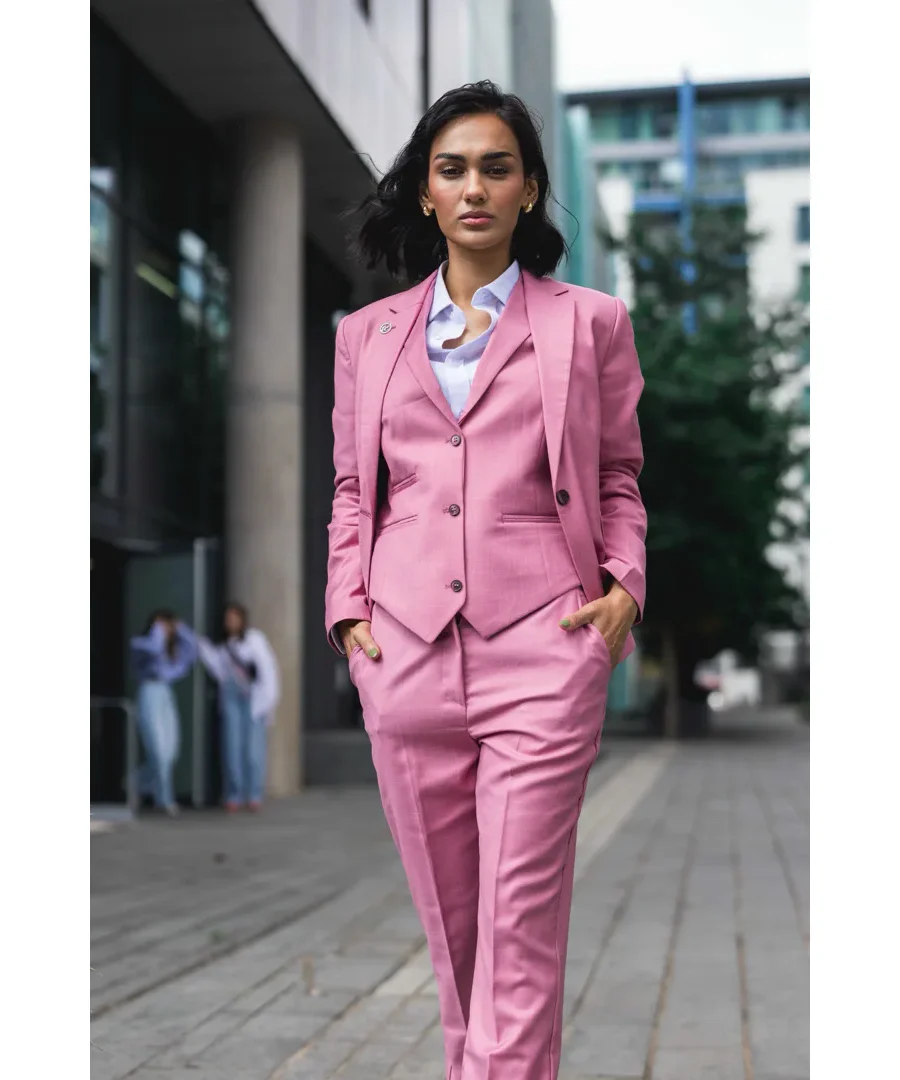 3 Piece Suit Plain Tailored Fit Business Formal Dress