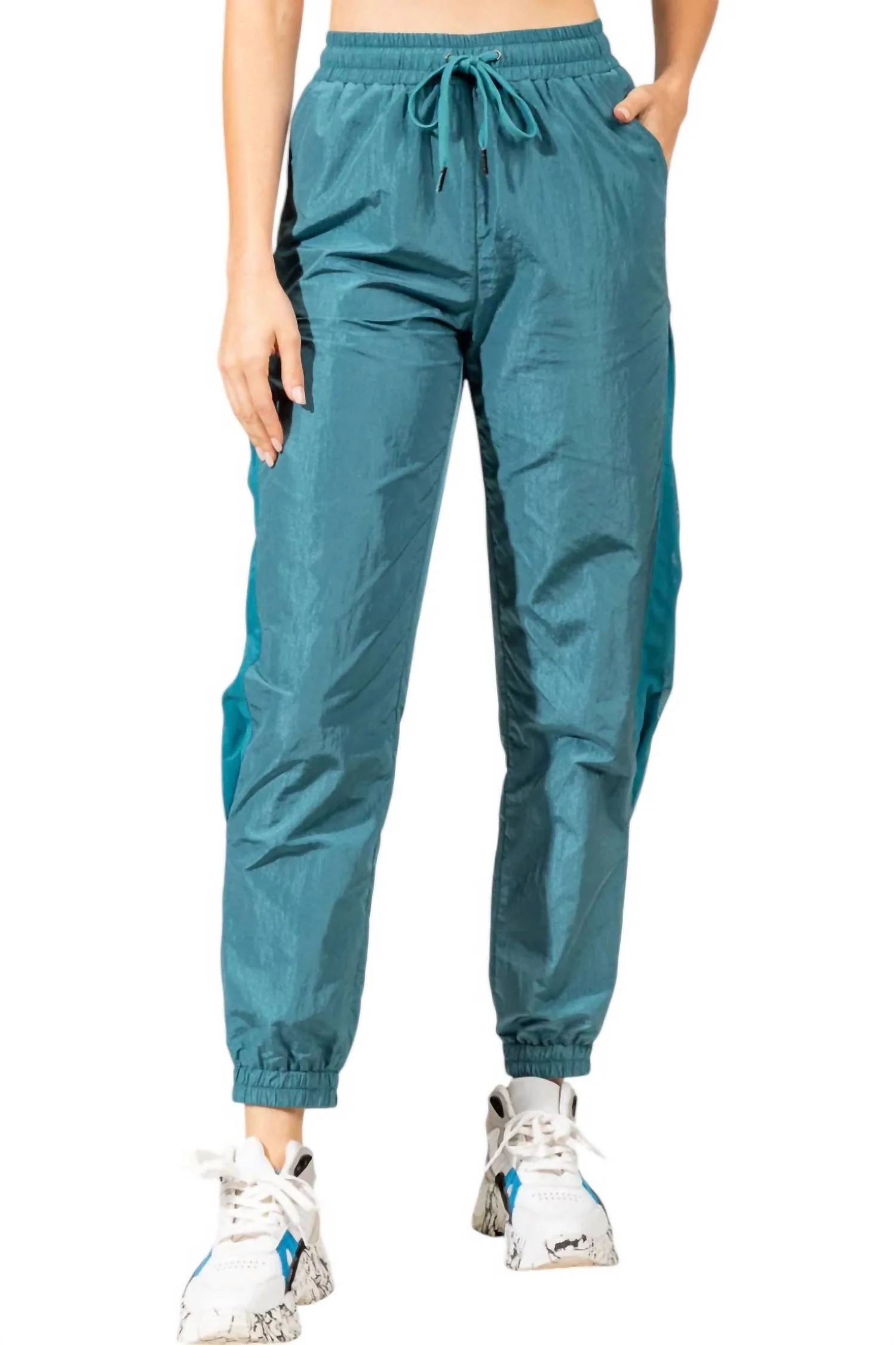 Fool In Love Jogger Pants In Sea Foam