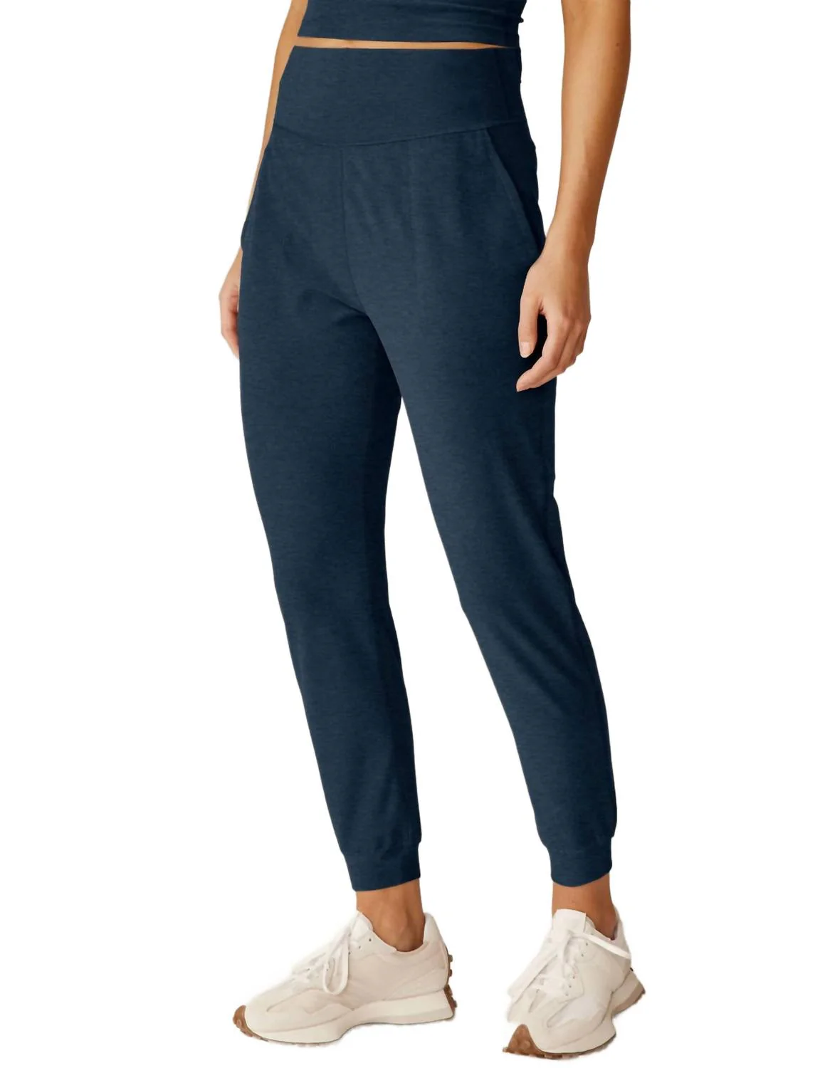 Spacedye Midi Jogger In Nocturnal Navy