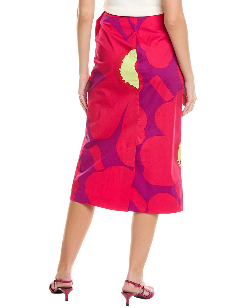 Marimekko Olemus Unikko Midi Skirt