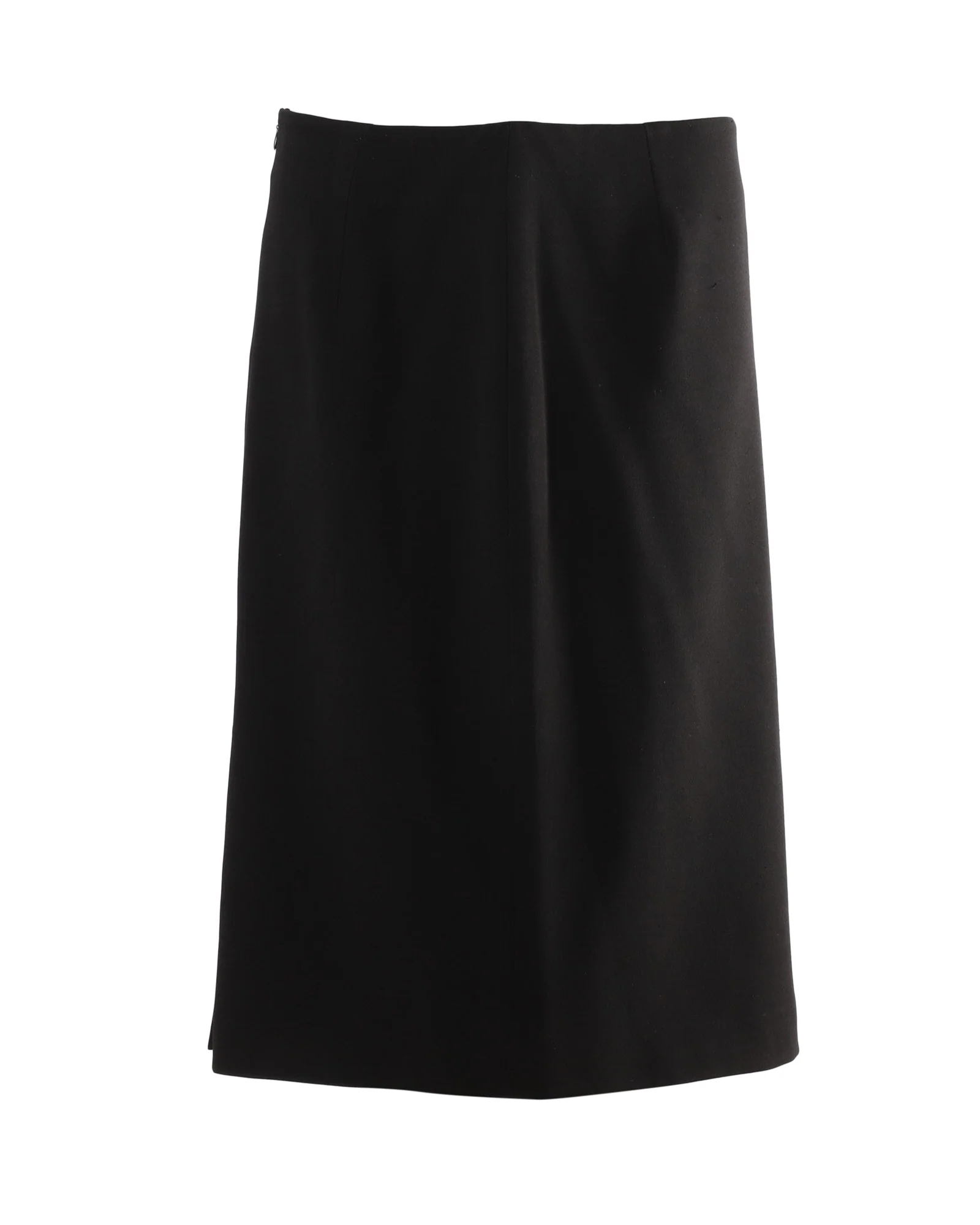 Max Mara Midi Skirt in Black Triacetate