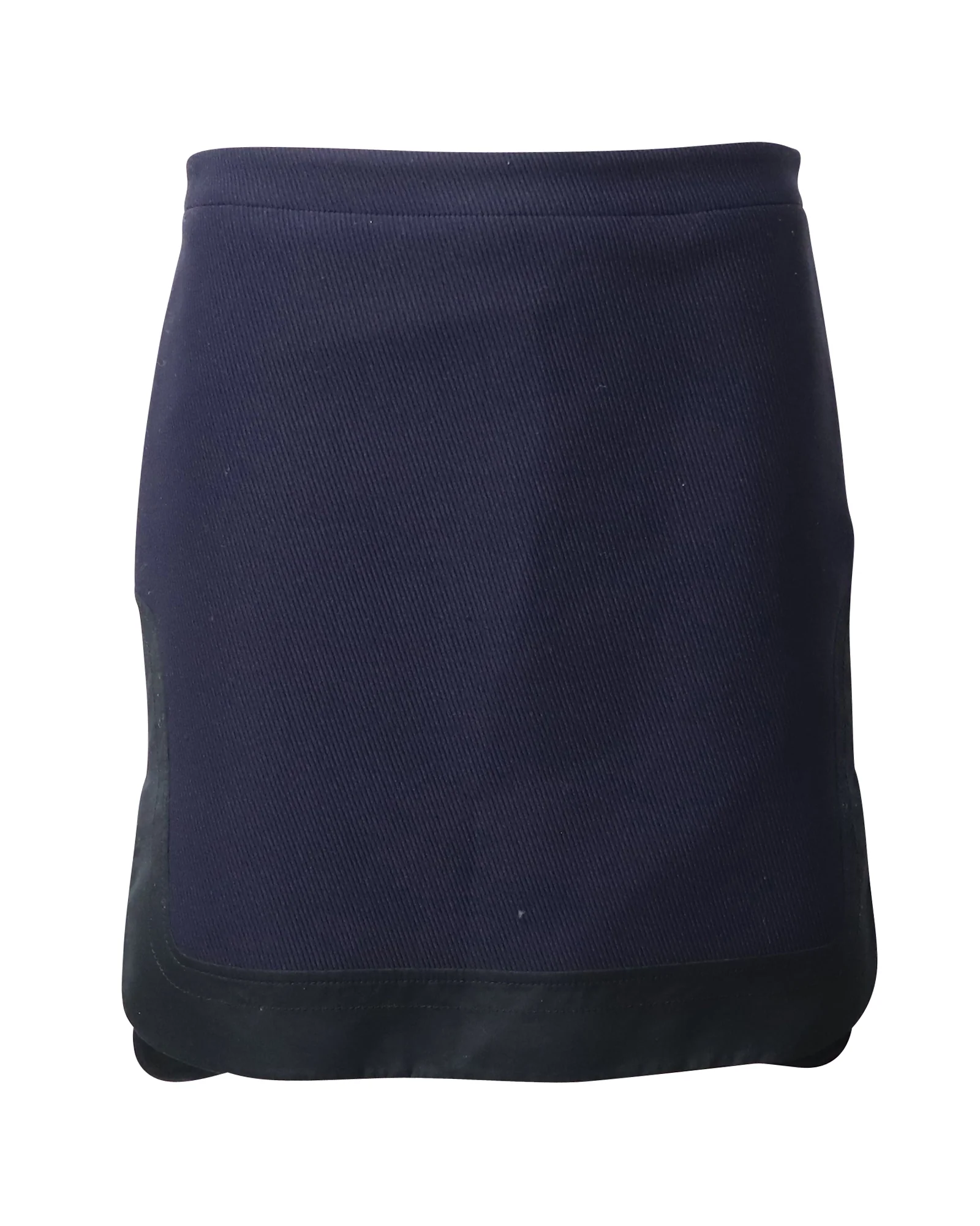 N21 Pencil Skirt in Navy Blue Polyester