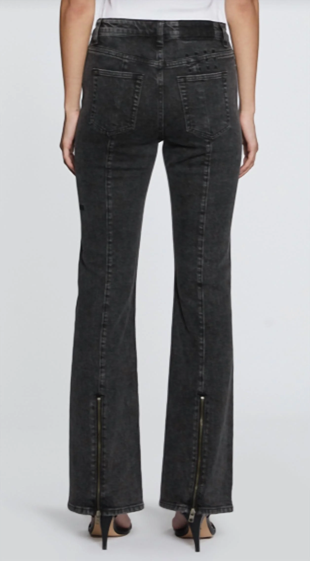 Soho Onyx Zip In Washed Black