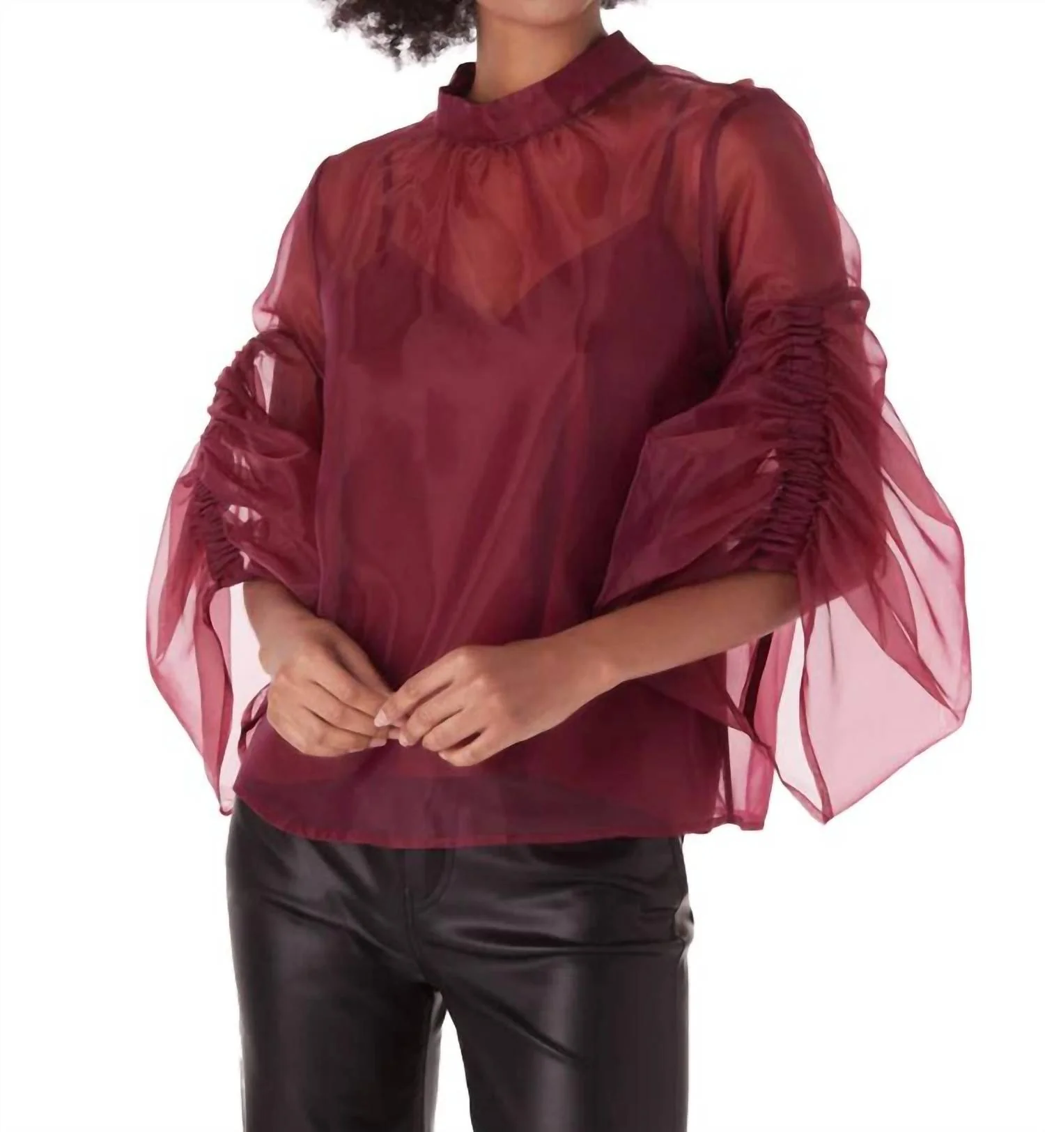 Sibyl Blouse In Cabernet