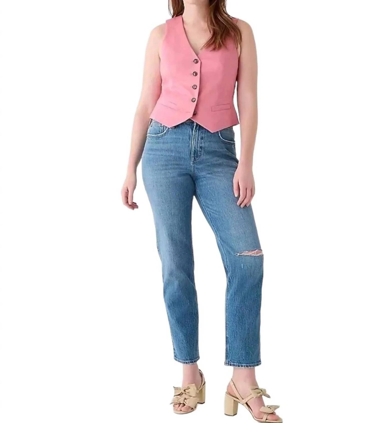 High-Rise '90S Classic Straight Jean In Rouses Wash