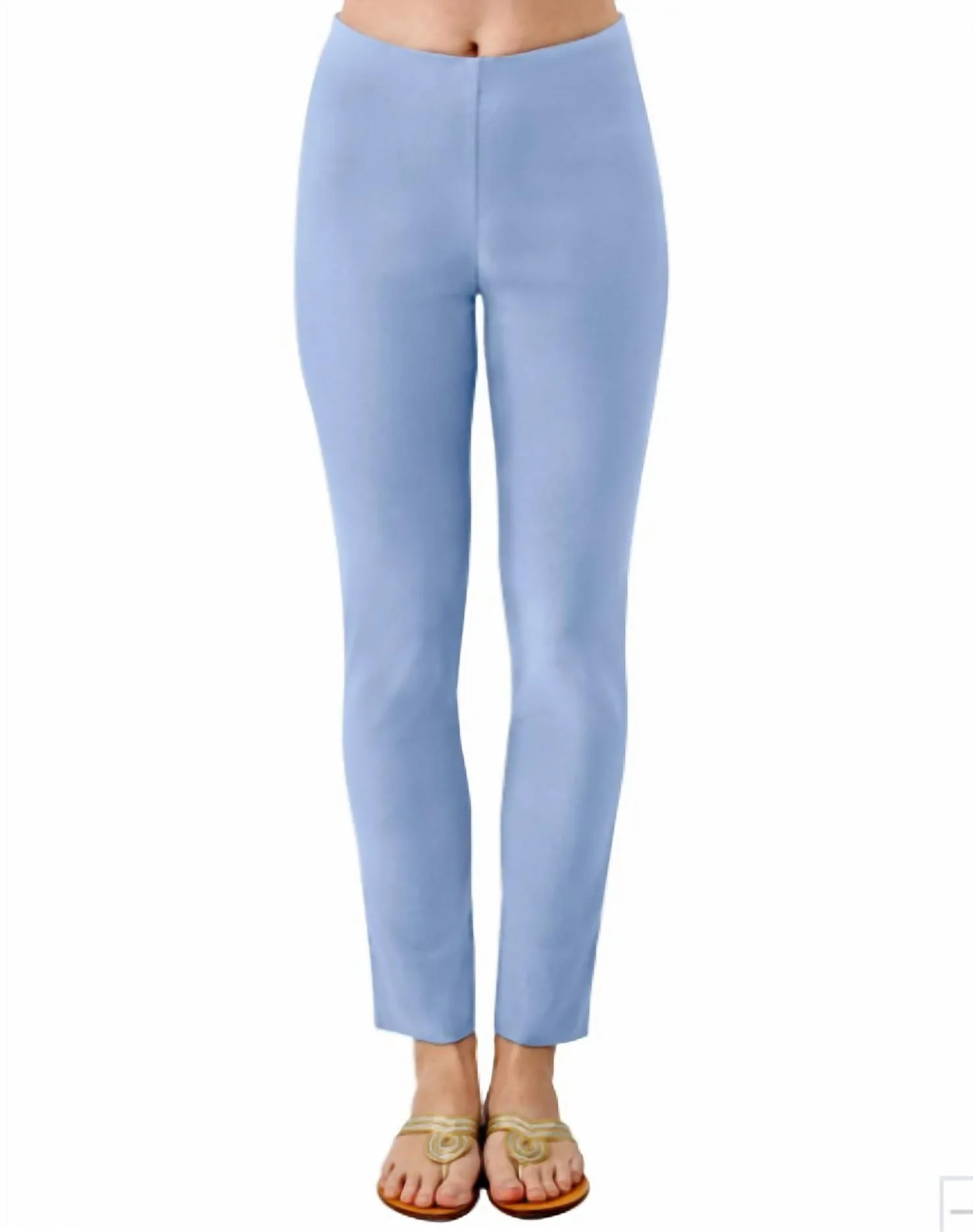 Gripeless Pull On Pant In Periwinkle