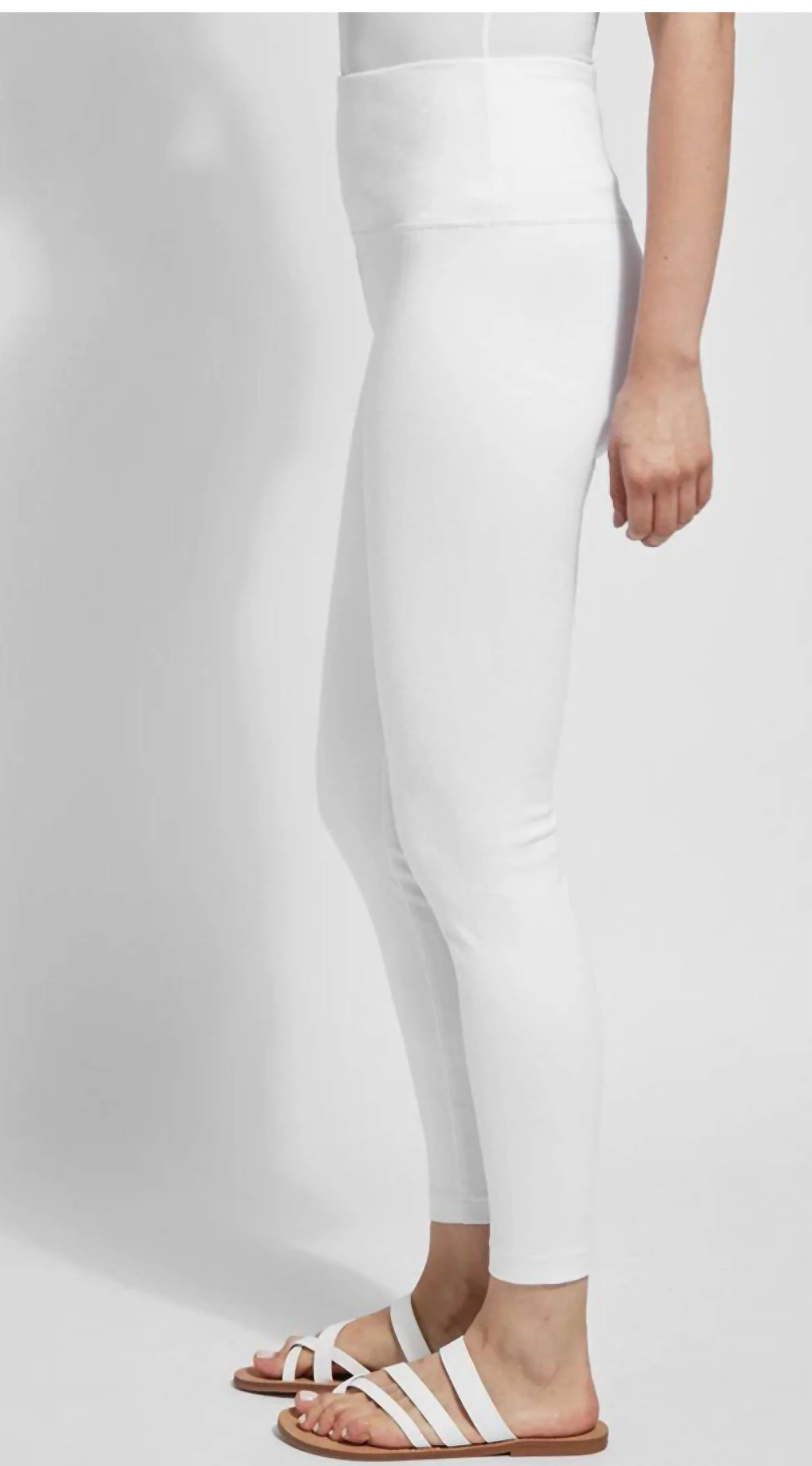 Skinny Denim Legging In White