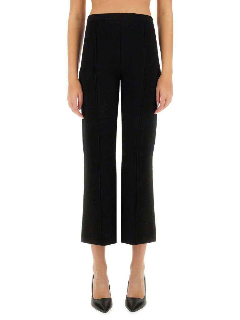 Tailored Flare Pants With Fitted Waist