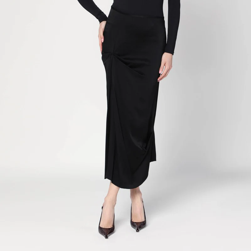 Victoria Beckham Women's Midi Skirt With Draping