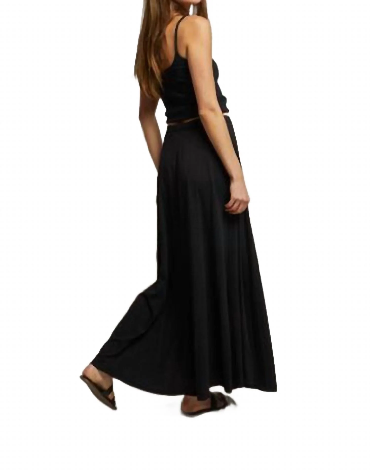 Amy Supimacotton Skirt In True Black