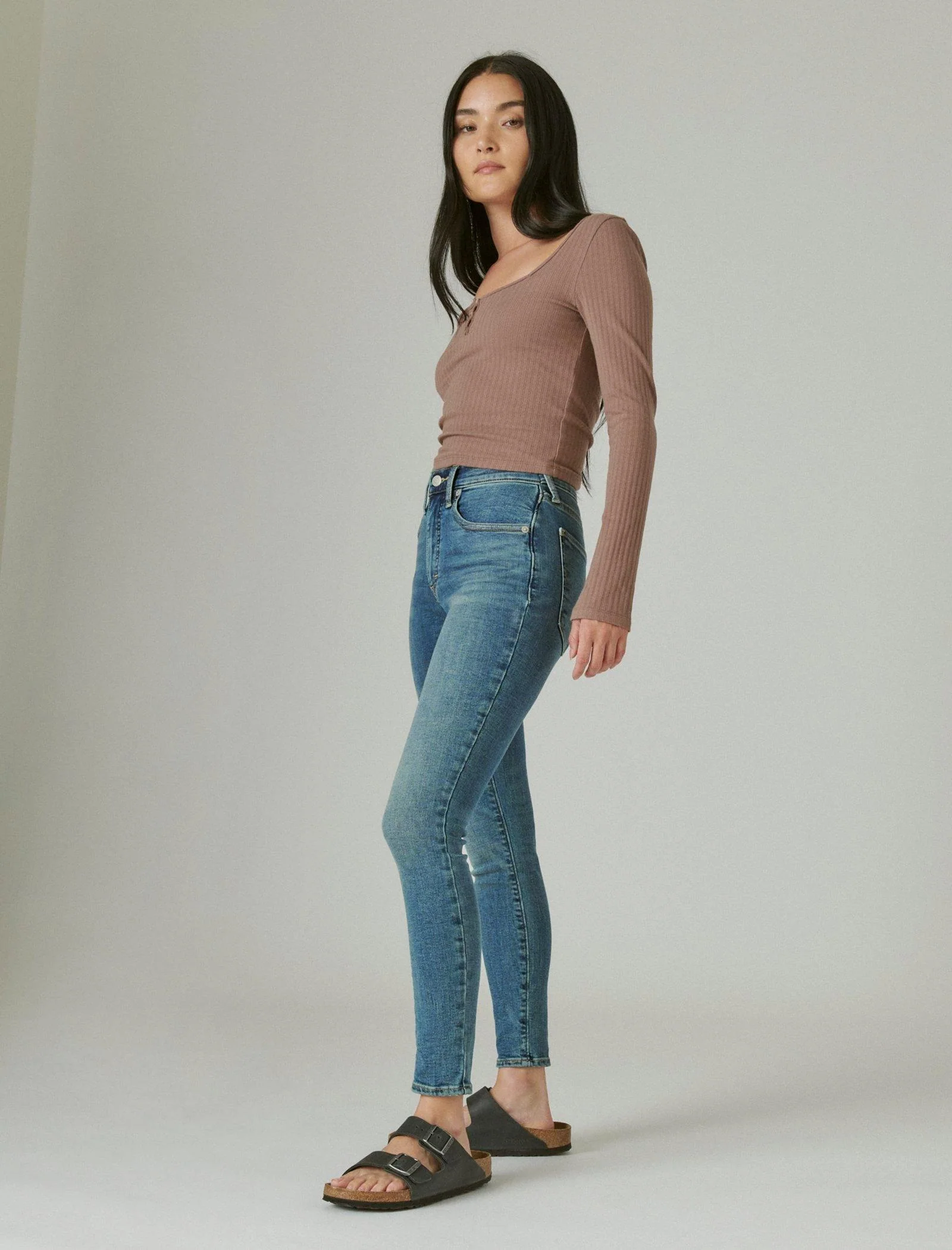 Lucky Brand Women's High Rise Bridgette Skinny