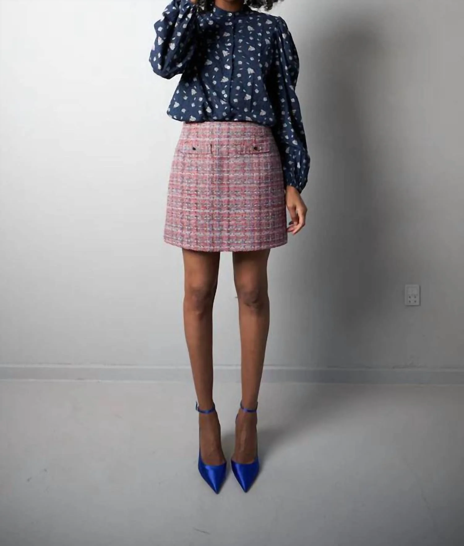 Aska Skirt In Red Mix