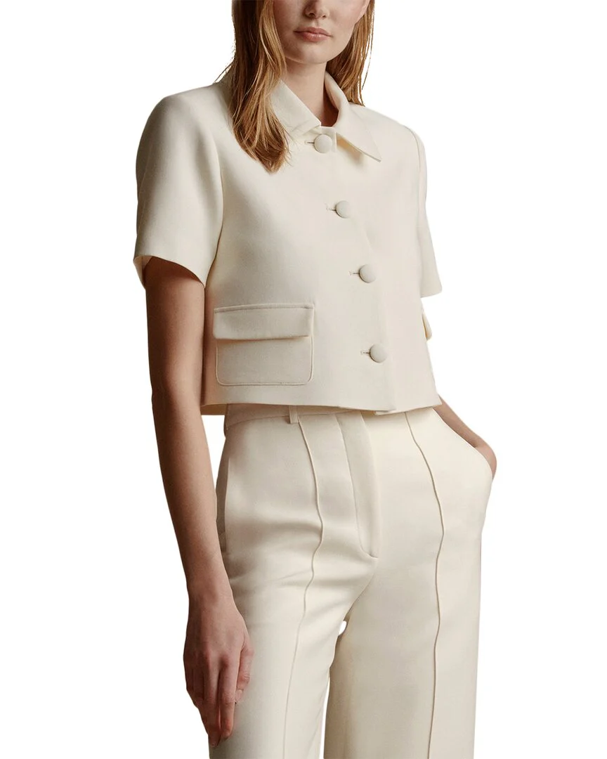 Adam Lippes Marseille Wool & Silk-Blend Jacket