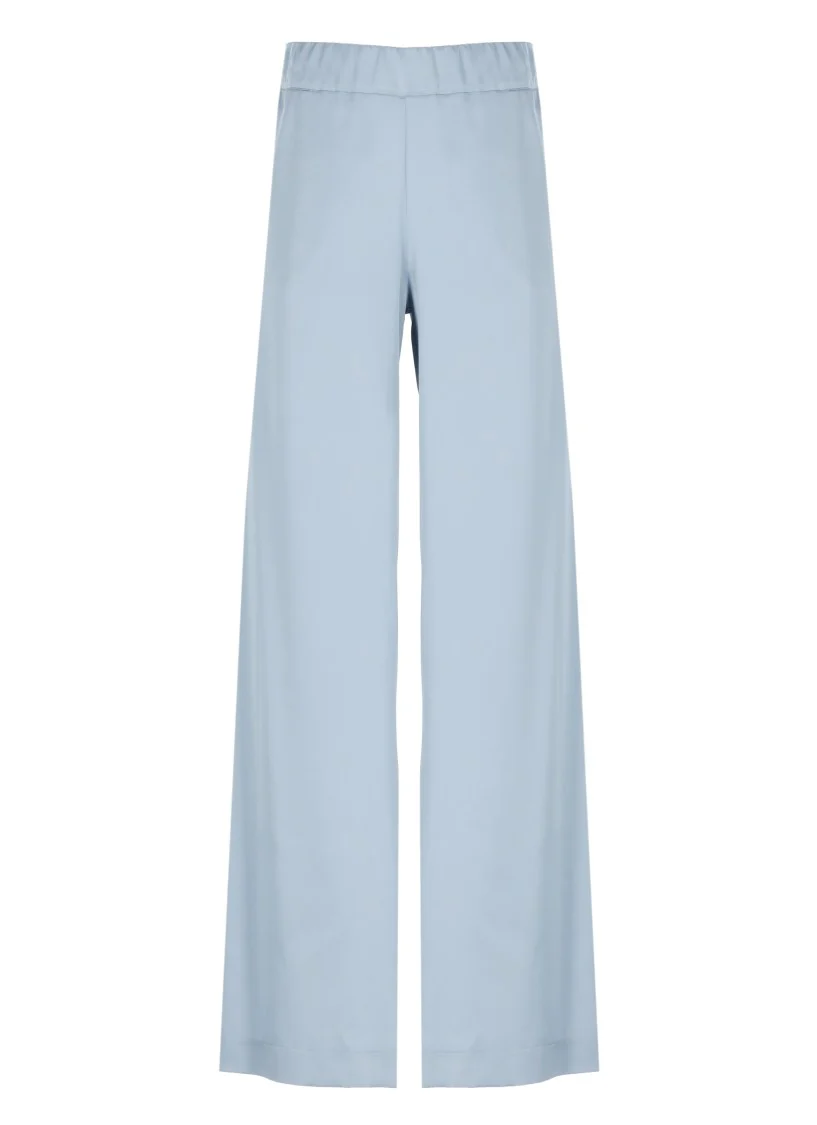 Light Blue Satin Pants