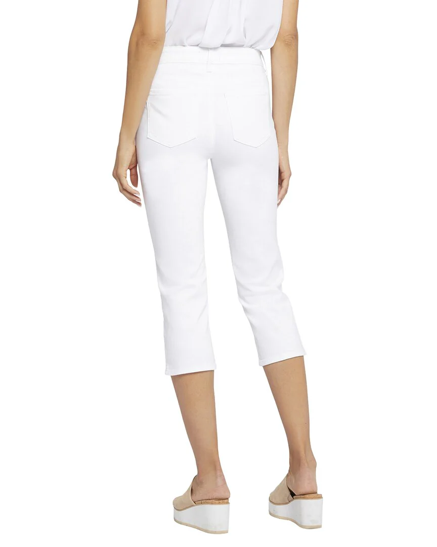 NYDJ Crop Optic White Relaxed Jean