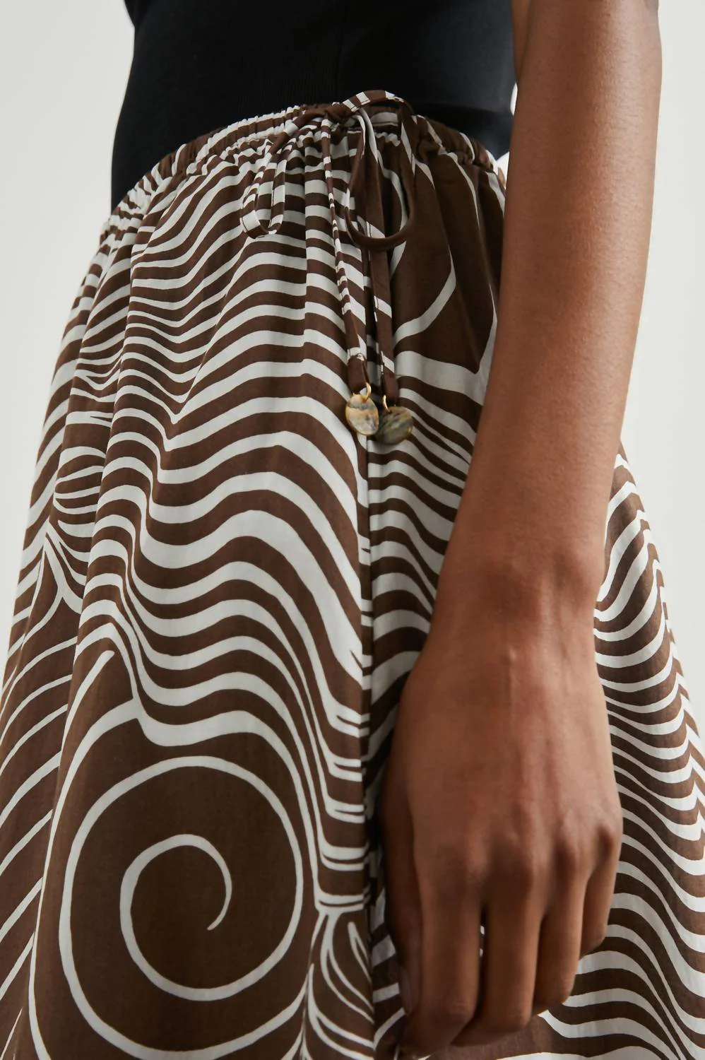 Beech Midi Skirt In Swirls