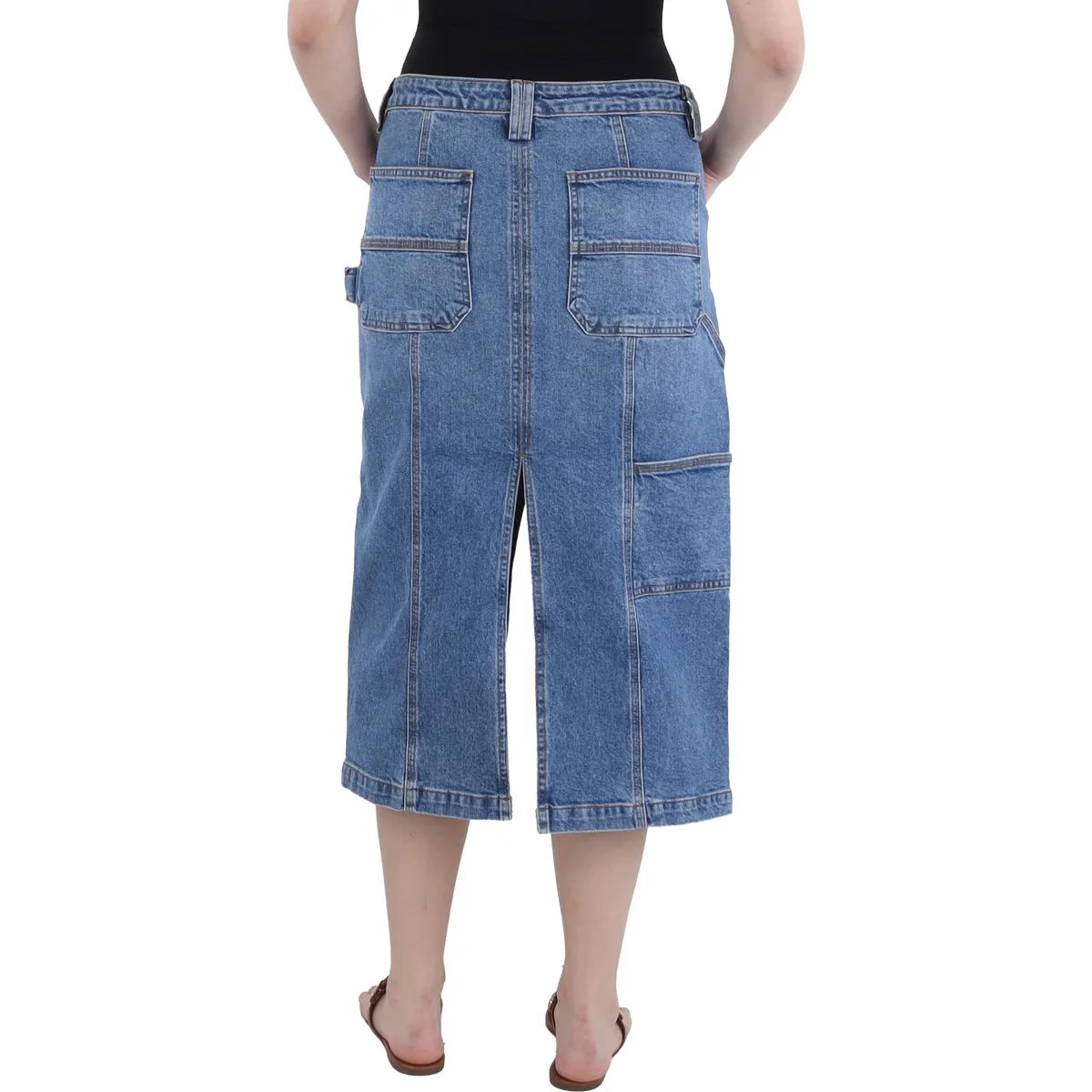 Alden Womens Denim Denim Skirt