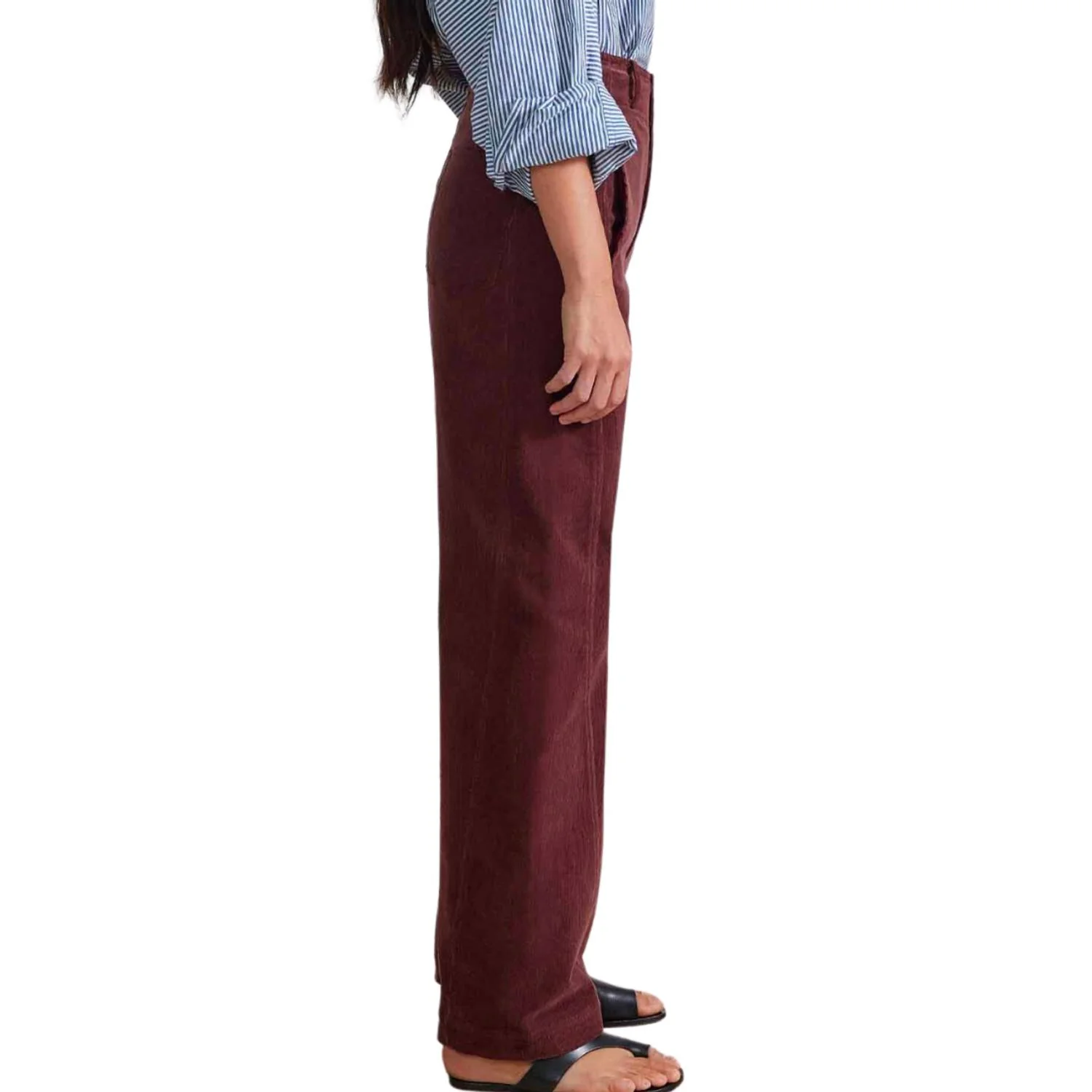 Meridian Corduroy Pant In Chocolate