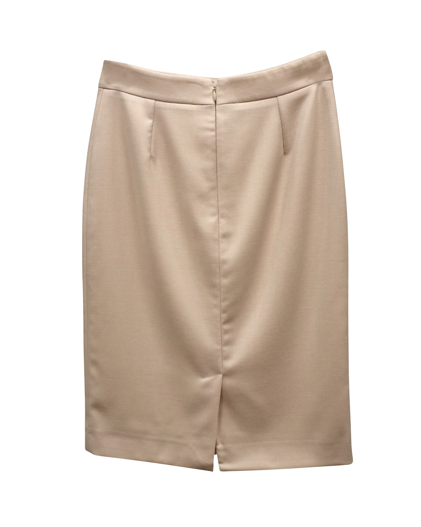 Stella McCartney Pencil Skirt in Cream Wool