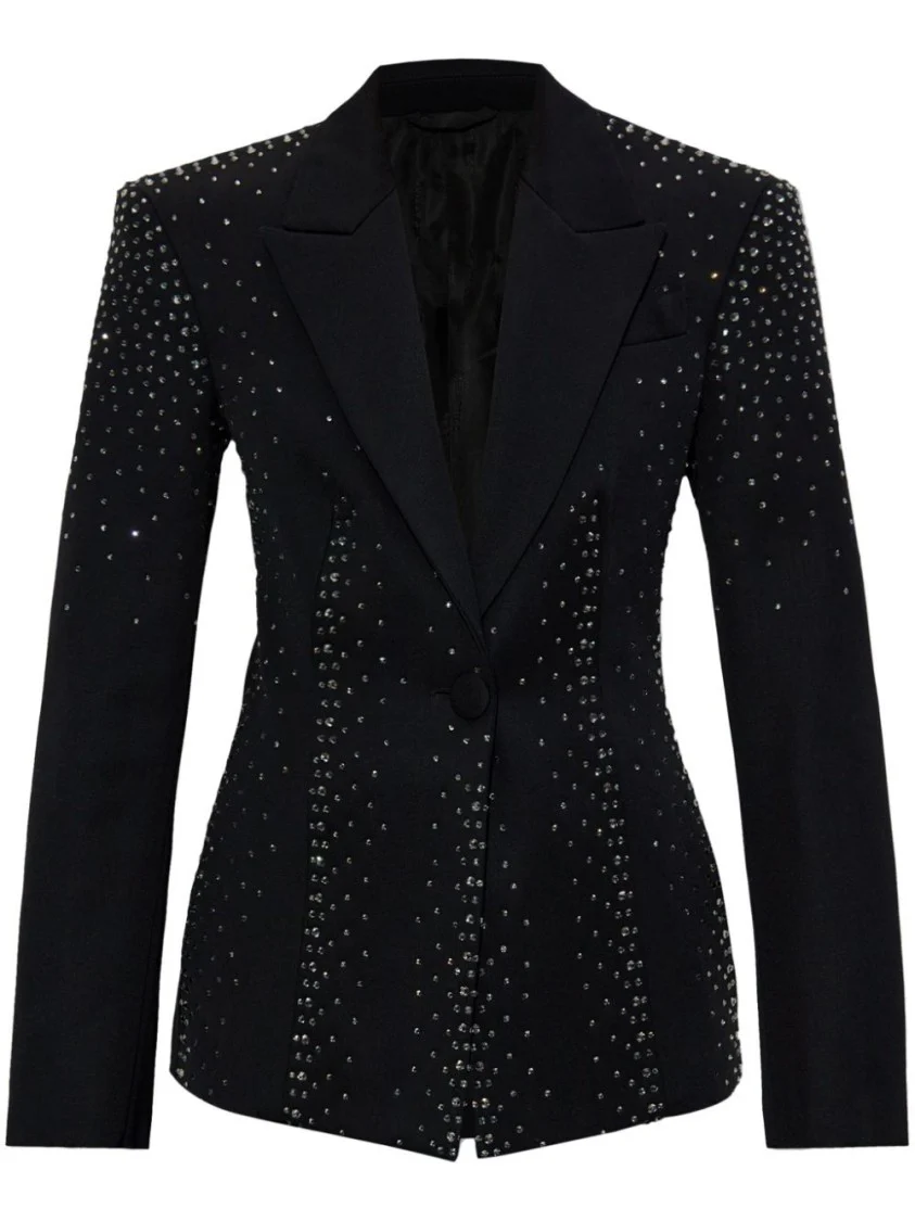 Structured Black Wool Blazer