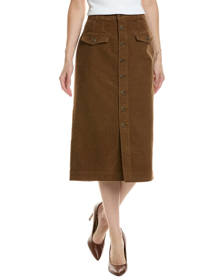 FRAME Denim The Penelope Midi Skirt