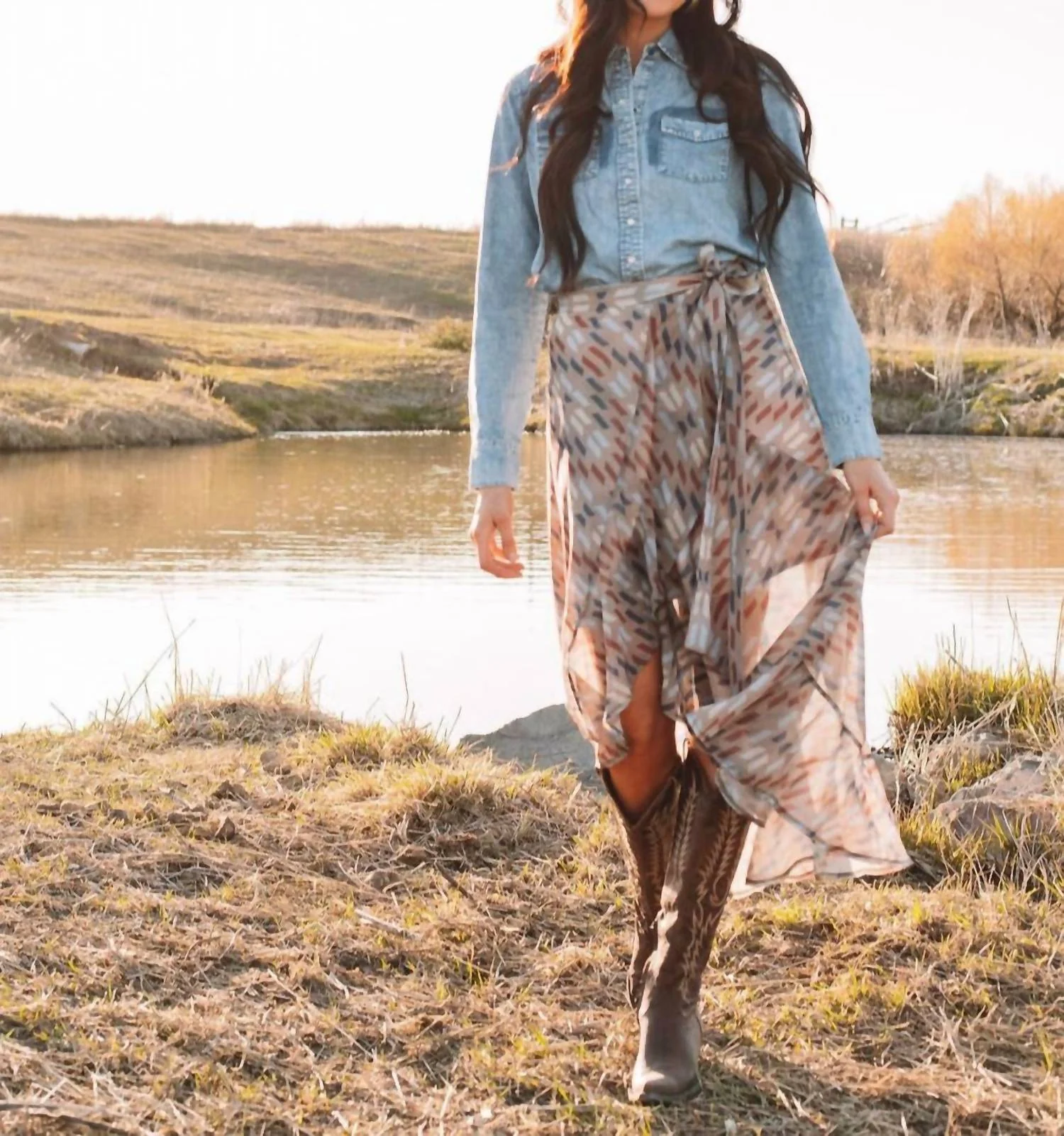 Elias Skirt In Patterned