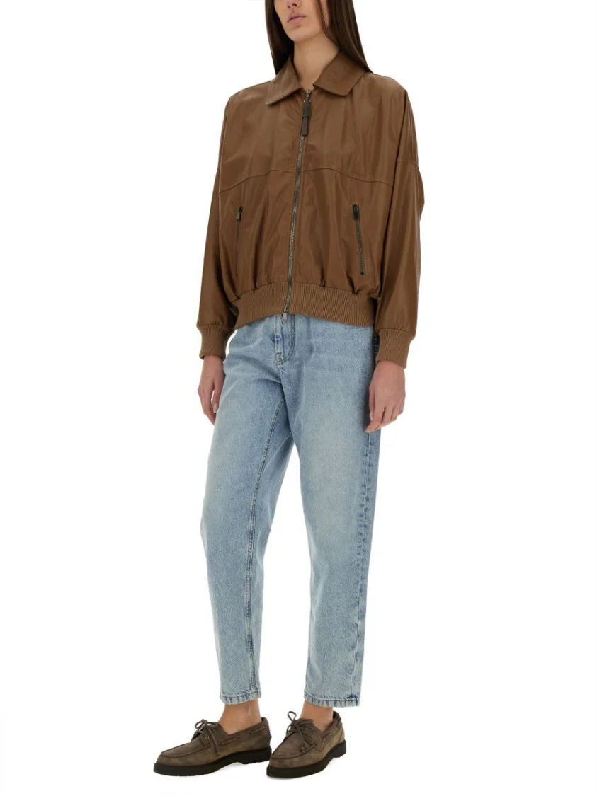 Baggy Tapered Denim Pants