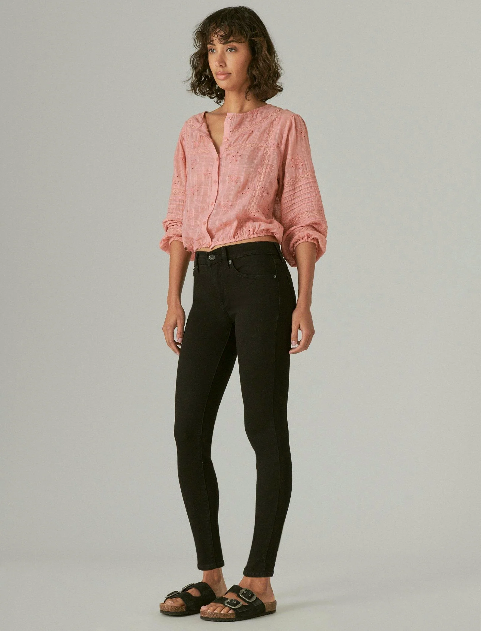 Lucky Brand Women's Mid Rise Ava Skinny