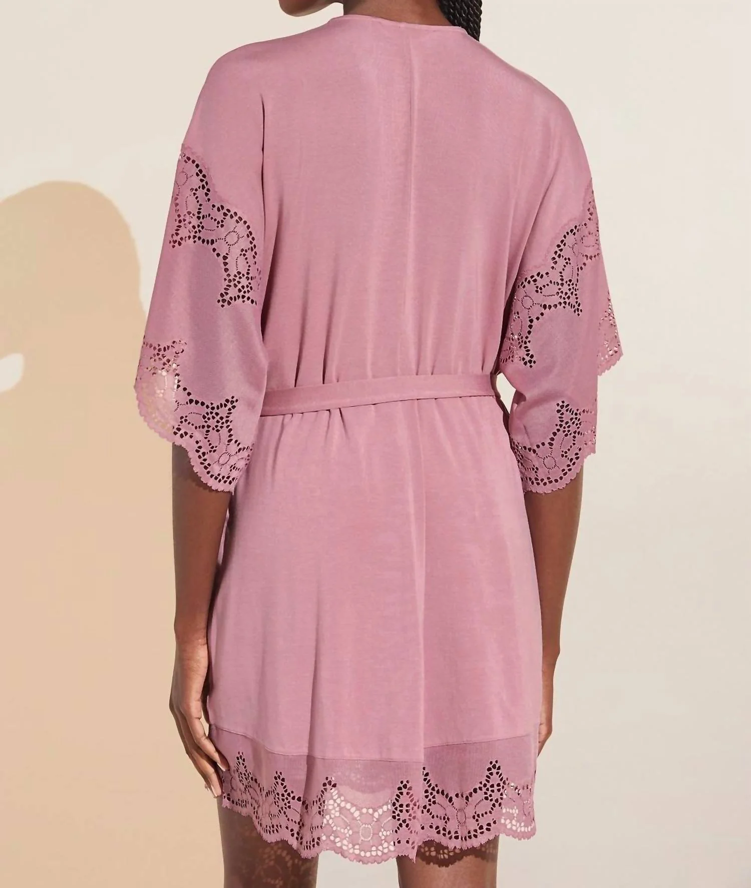 Eberjey Beatrix Robe In Foxglove