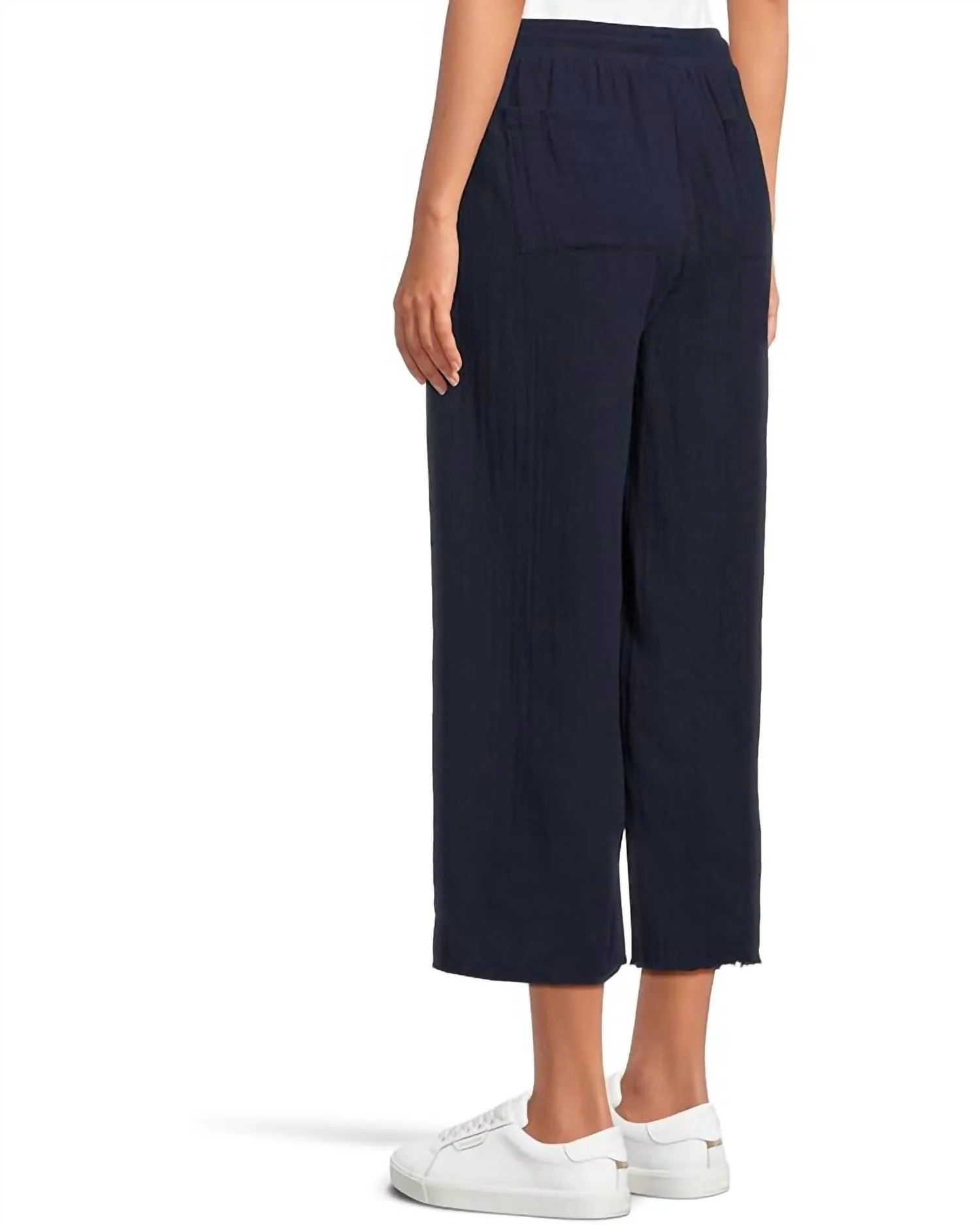 Midi Trouser Pant In Midnight Marine