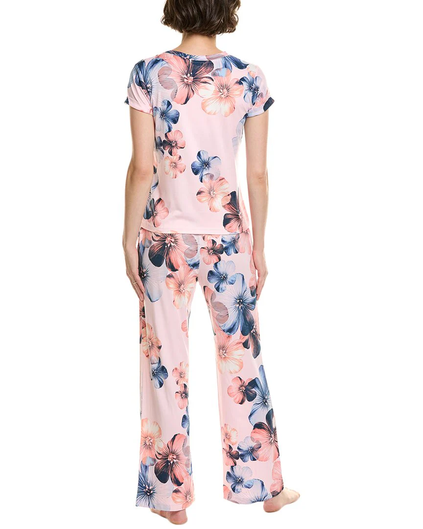 Nanette Lepore 2pc Pajama Shirt & Pant Set