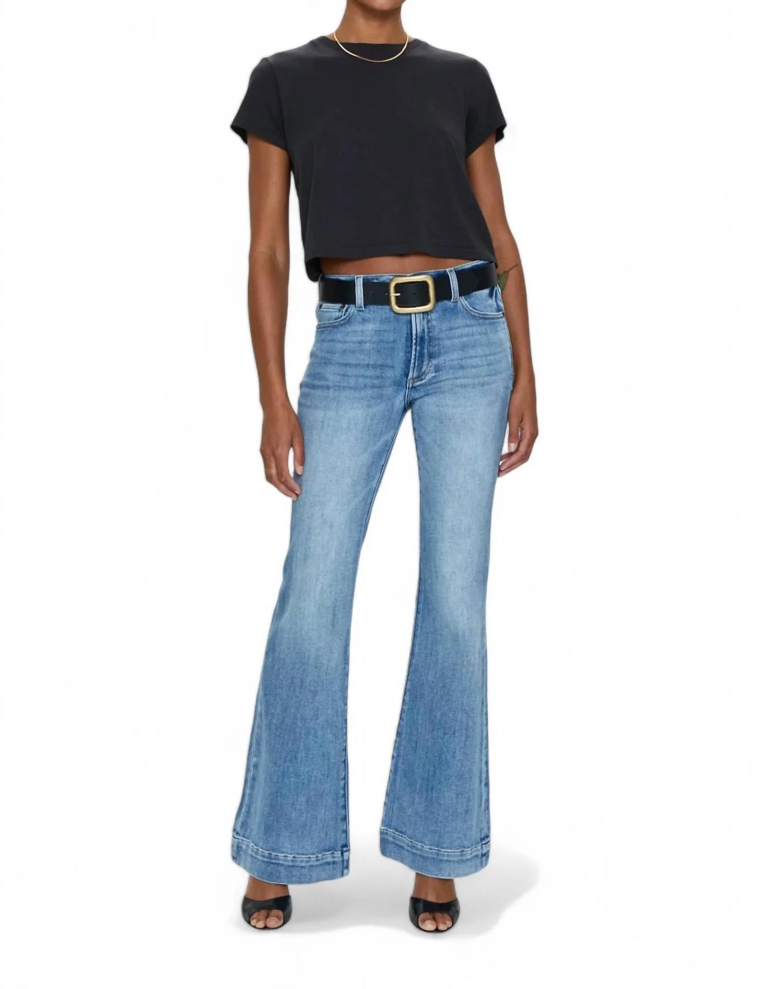 Kinsley Mid Rise Jean In Paradise
