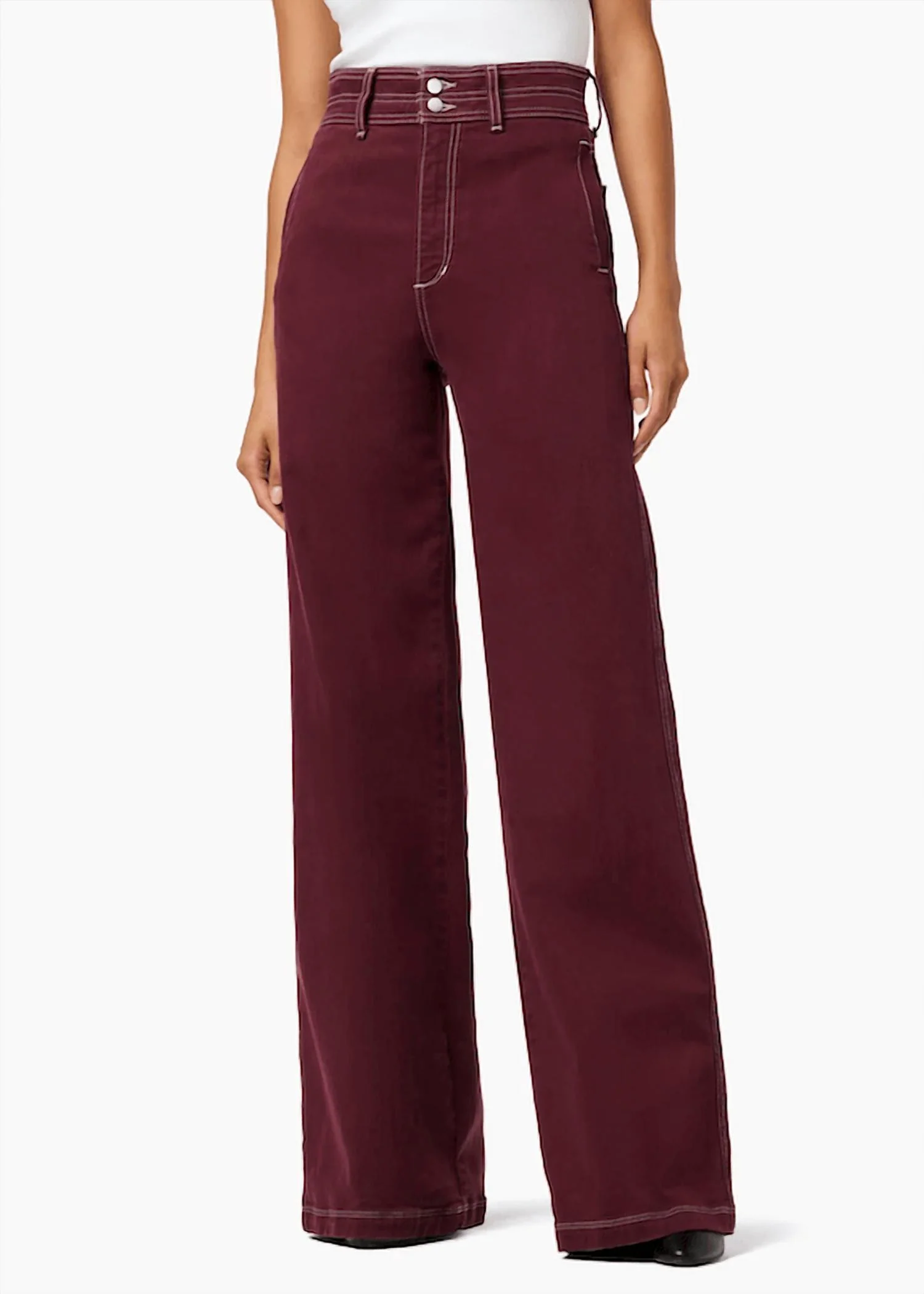 Allana Wide Leg Jeans In Port Royale
