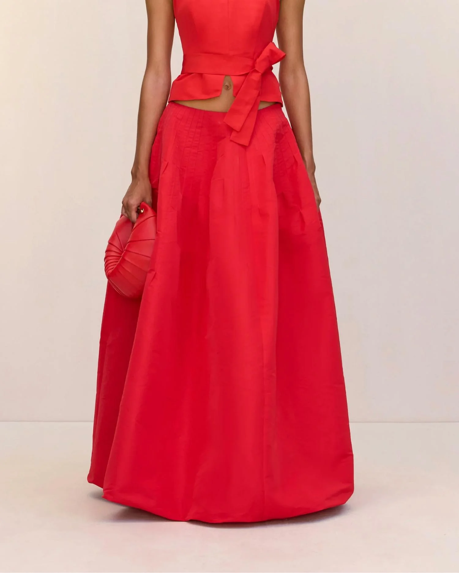 Red Bubble Skirt In Ghermez