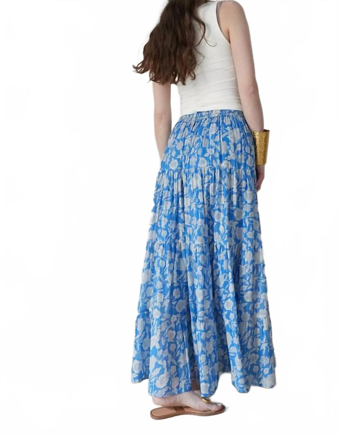 Nami Maxi Skirt In Blue