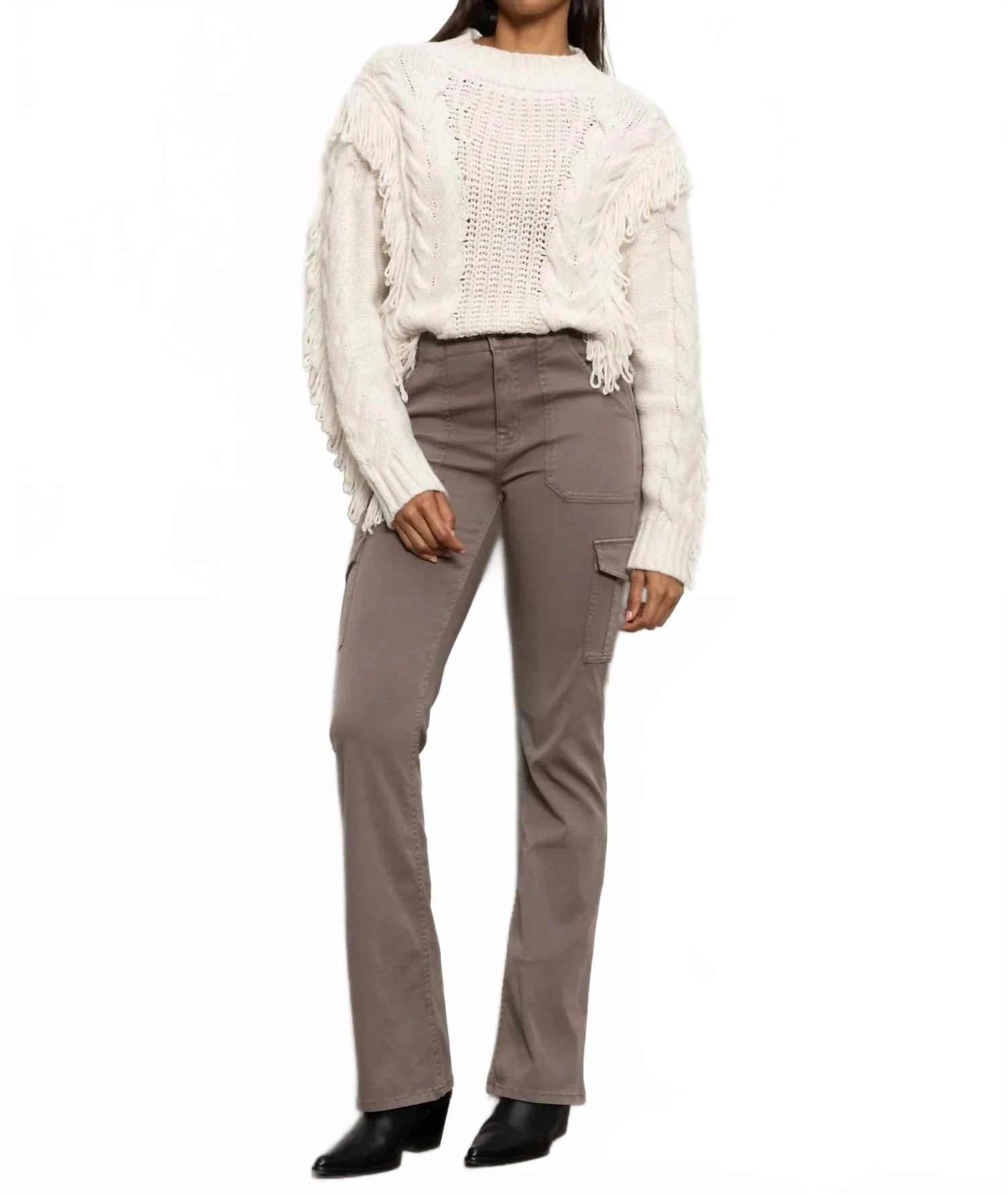 Sculpted Hayden Bootcut Pant In Cocoa