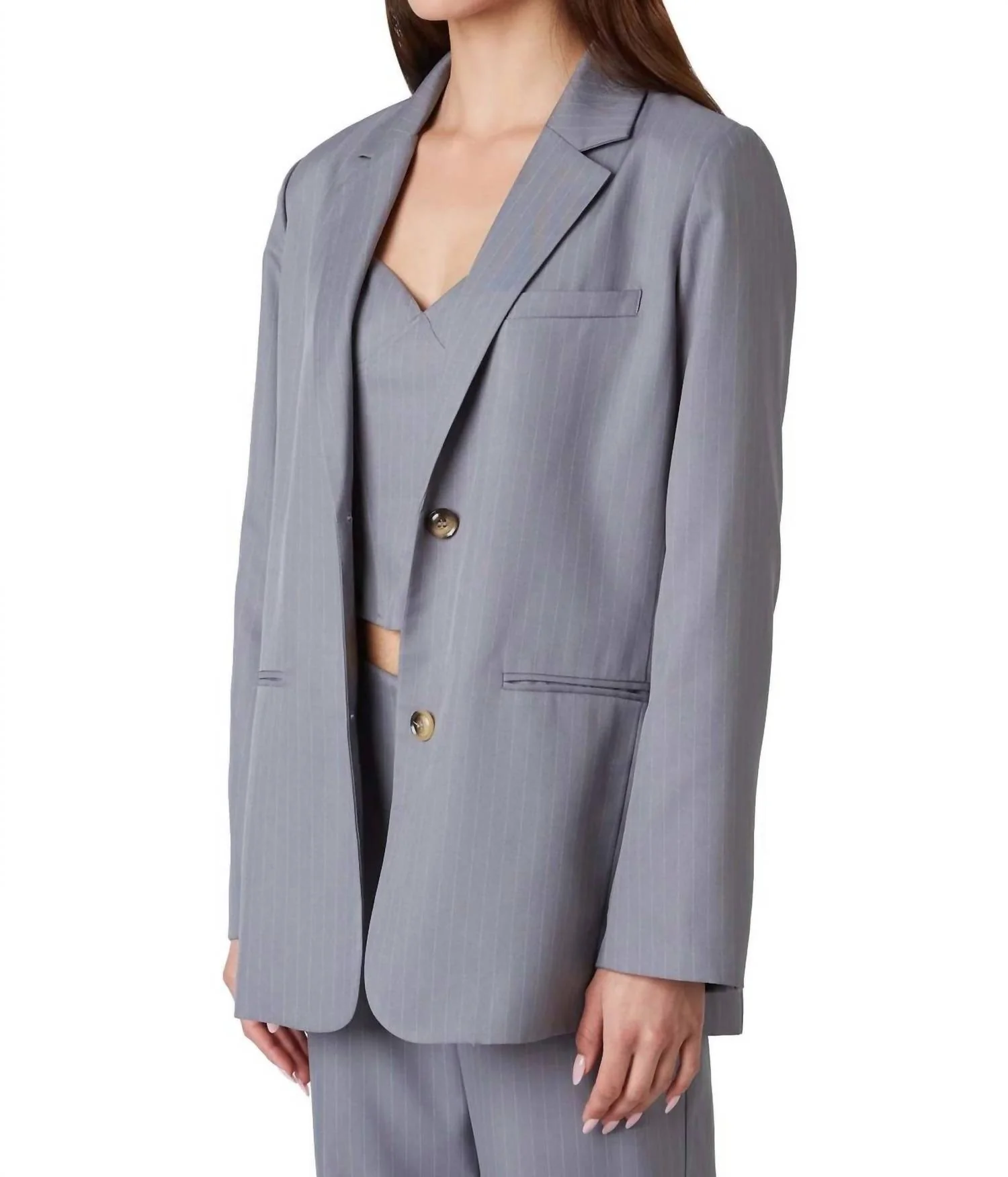 Felix Blazer In Grey